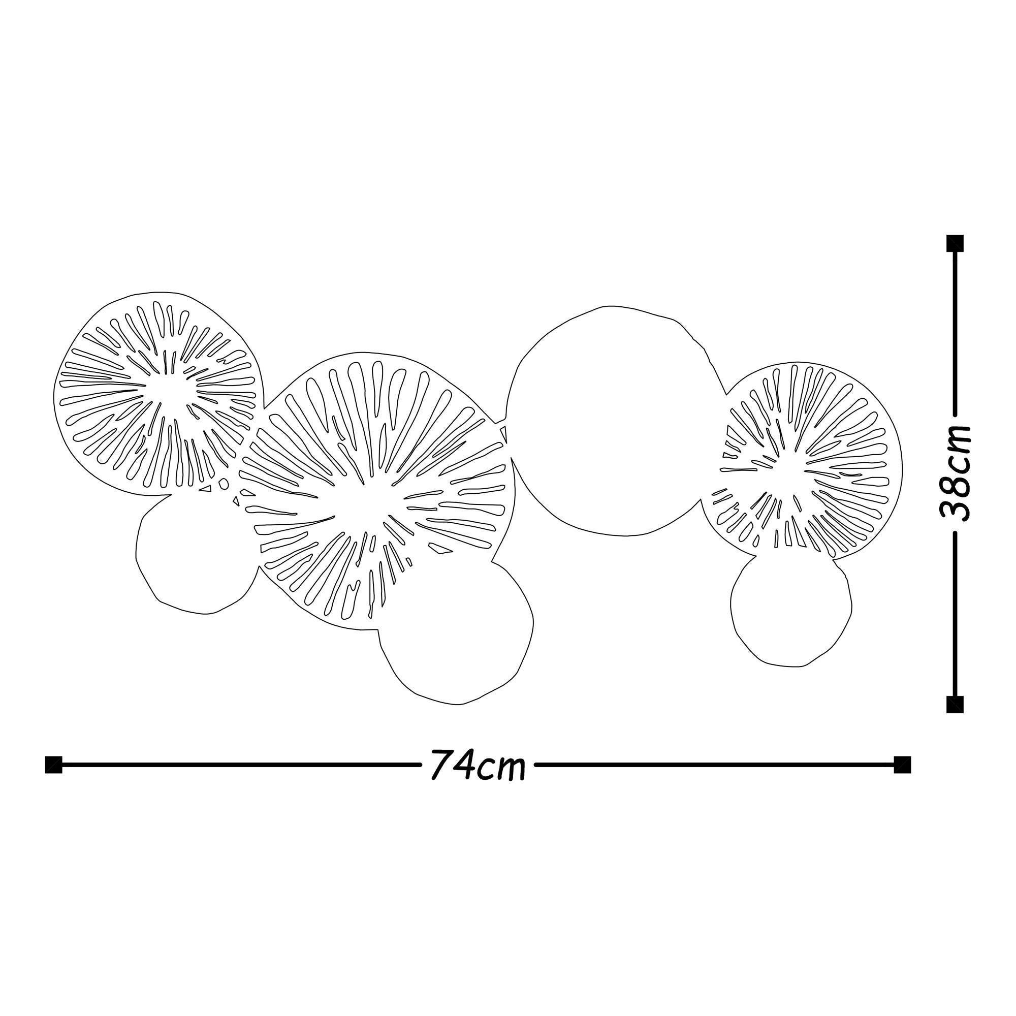 BYS-4017 Dekoratif Metal Duvar Tablosu | ByLamp