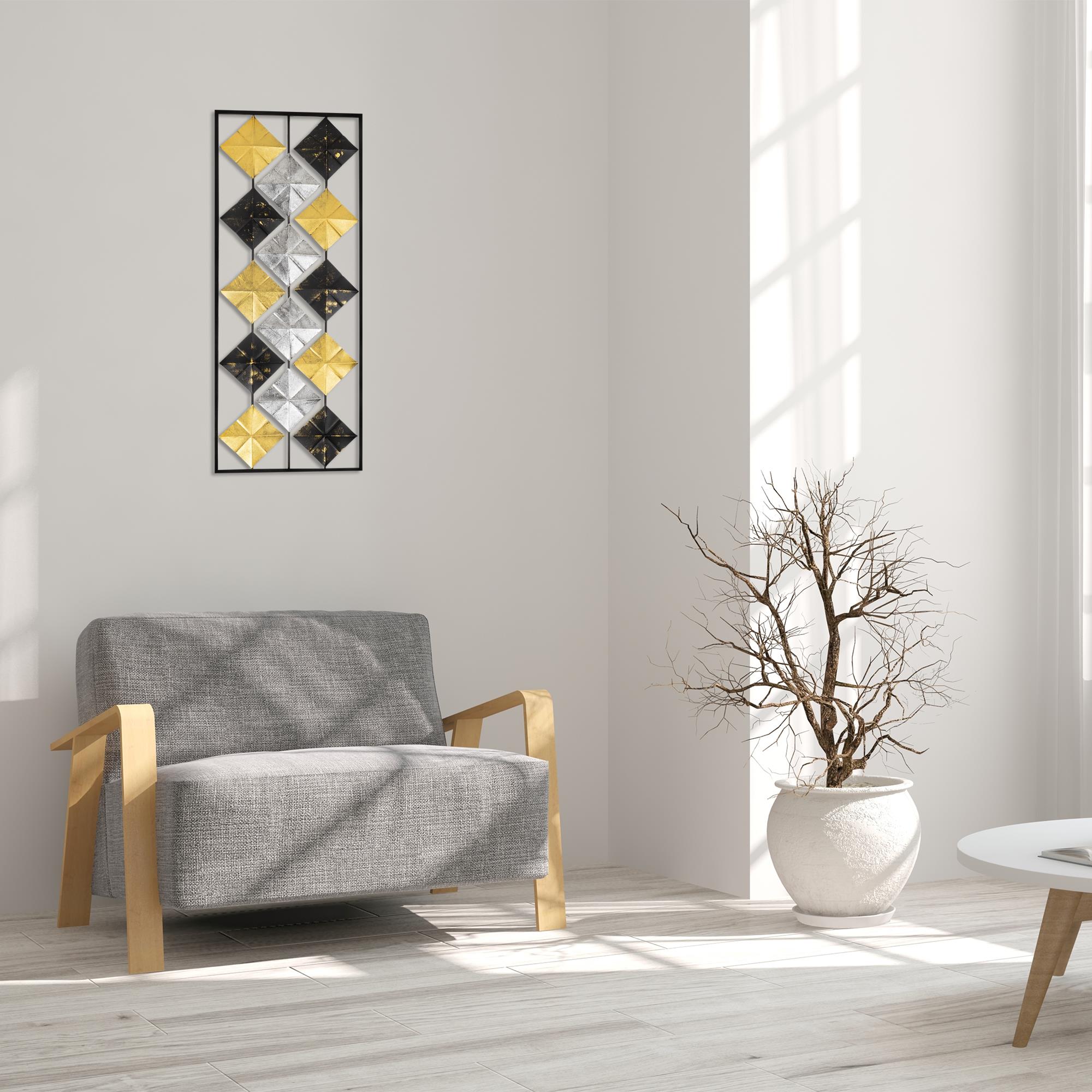 BYS-4057 Dekoratif Metal Duvar Tablosu | ByLamp