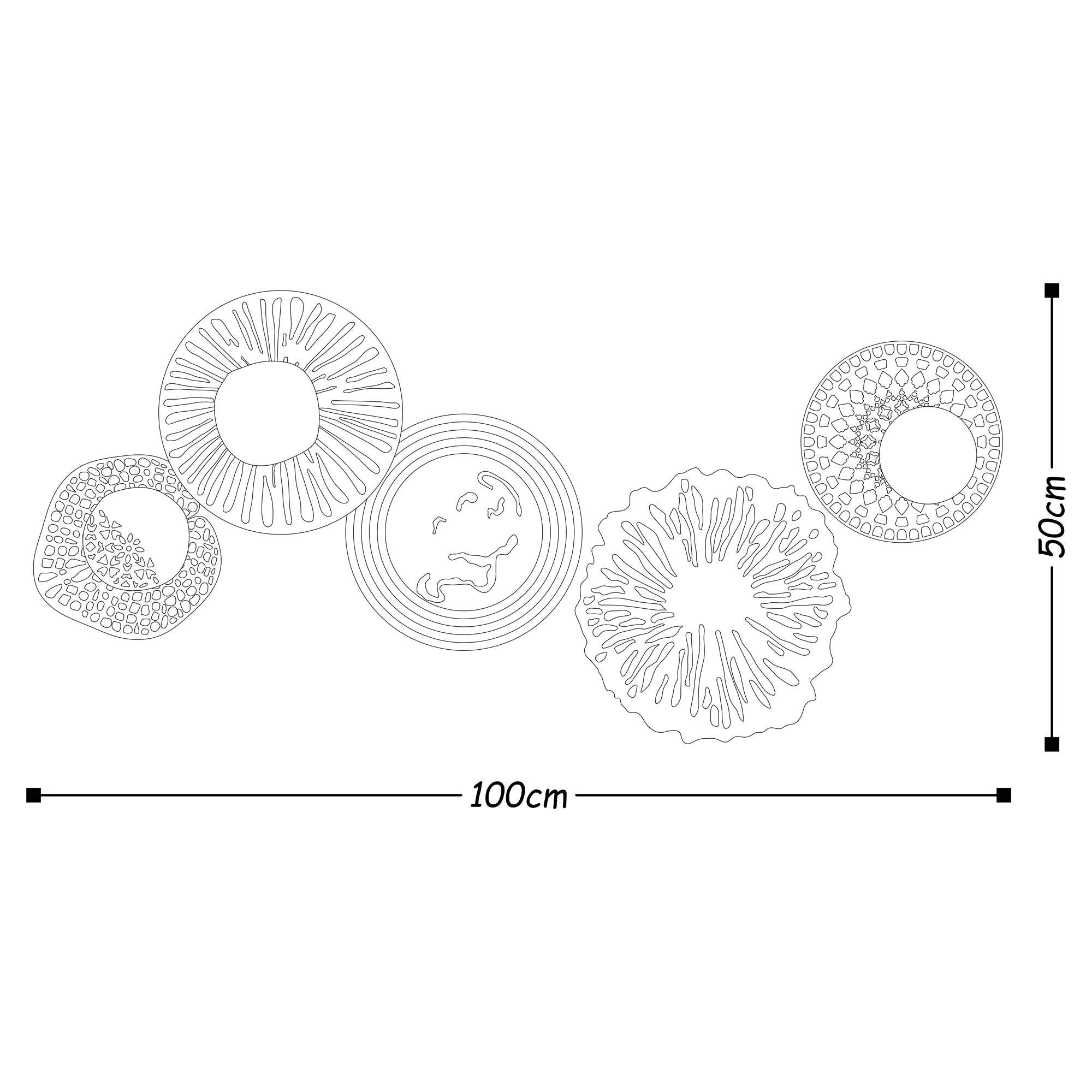 BYS-4059 Dekoratif Metal Duvar Tablosu | ByLamp