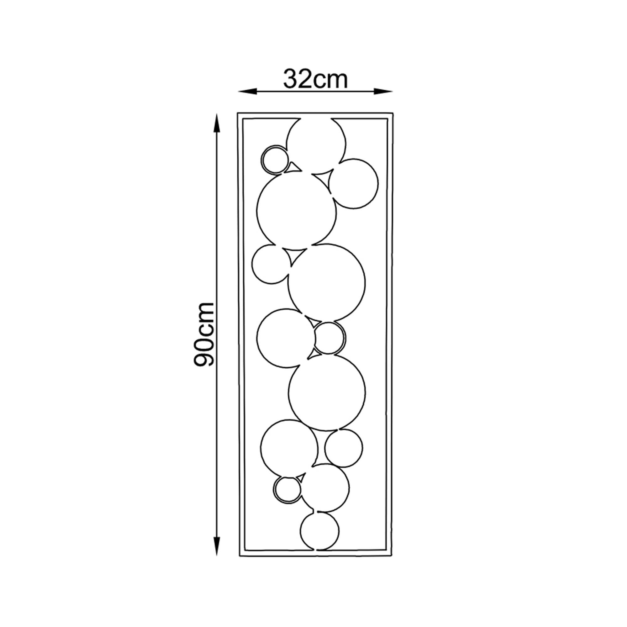BYS-4063 Dekoratif Metal Duvar Tablosu | ByLamp