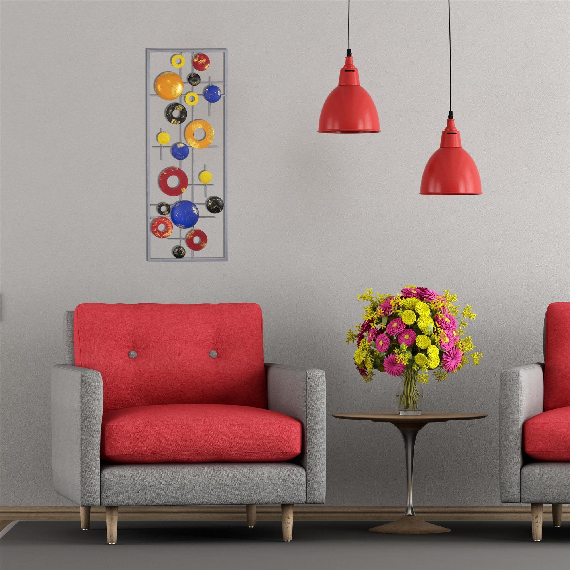 BYS-4064 Dekoratif Metal Duvar Tablosu | ByLamp