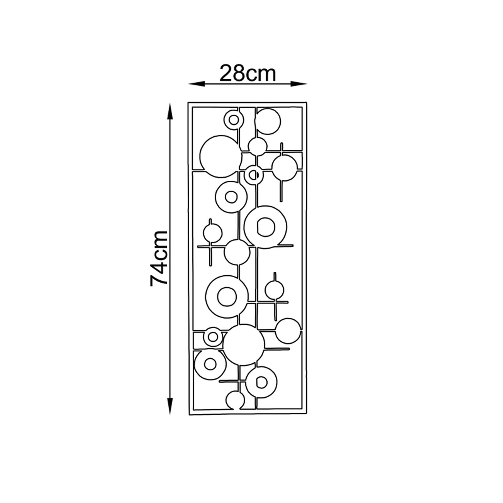 BYS-4064 Dekoratif Metal Duvar Tablosu | ByLamp