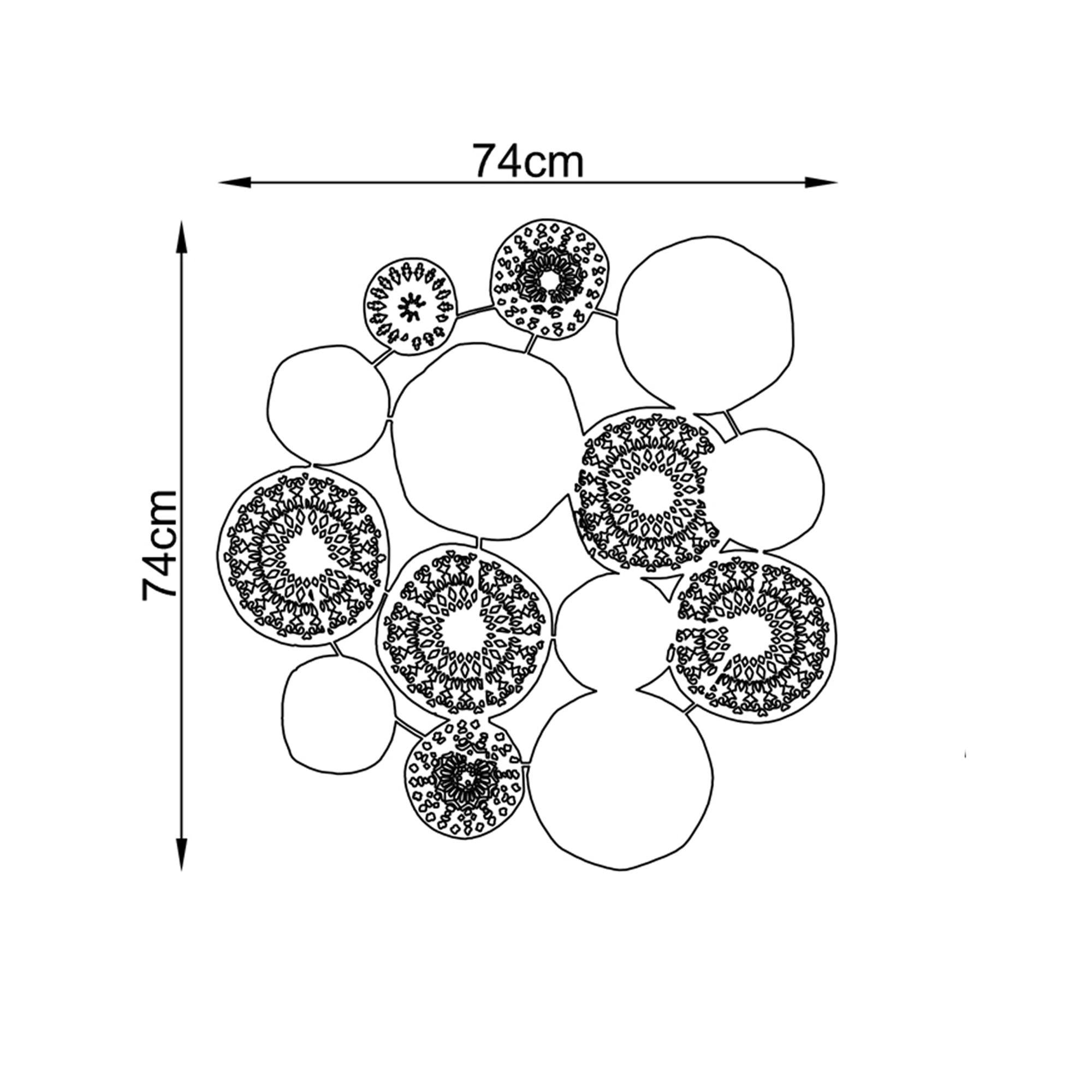 BYS-4073 Dekoratif Metal Duvar Tablosu | ByLamp