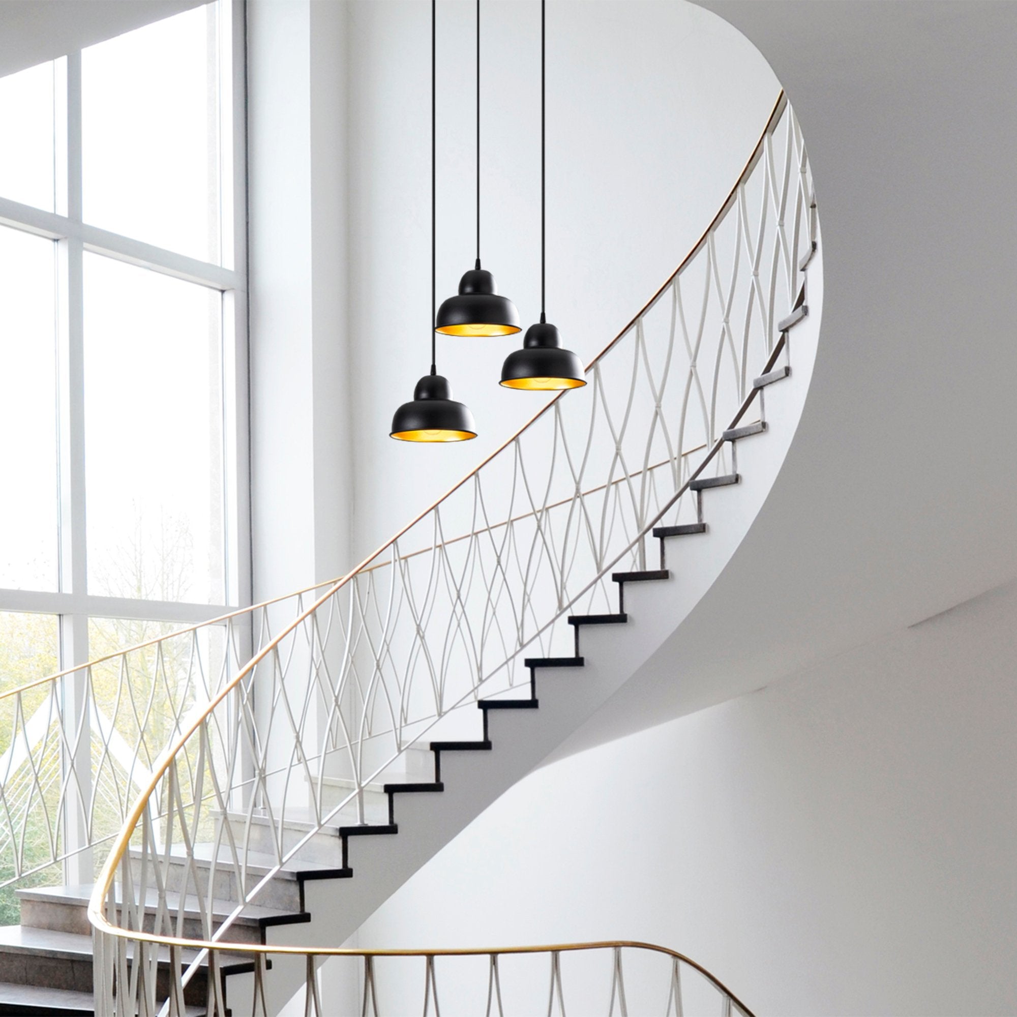 Çakır 180 Black 3 Sıvama Sarkıt Aydınlatma | ByLamp