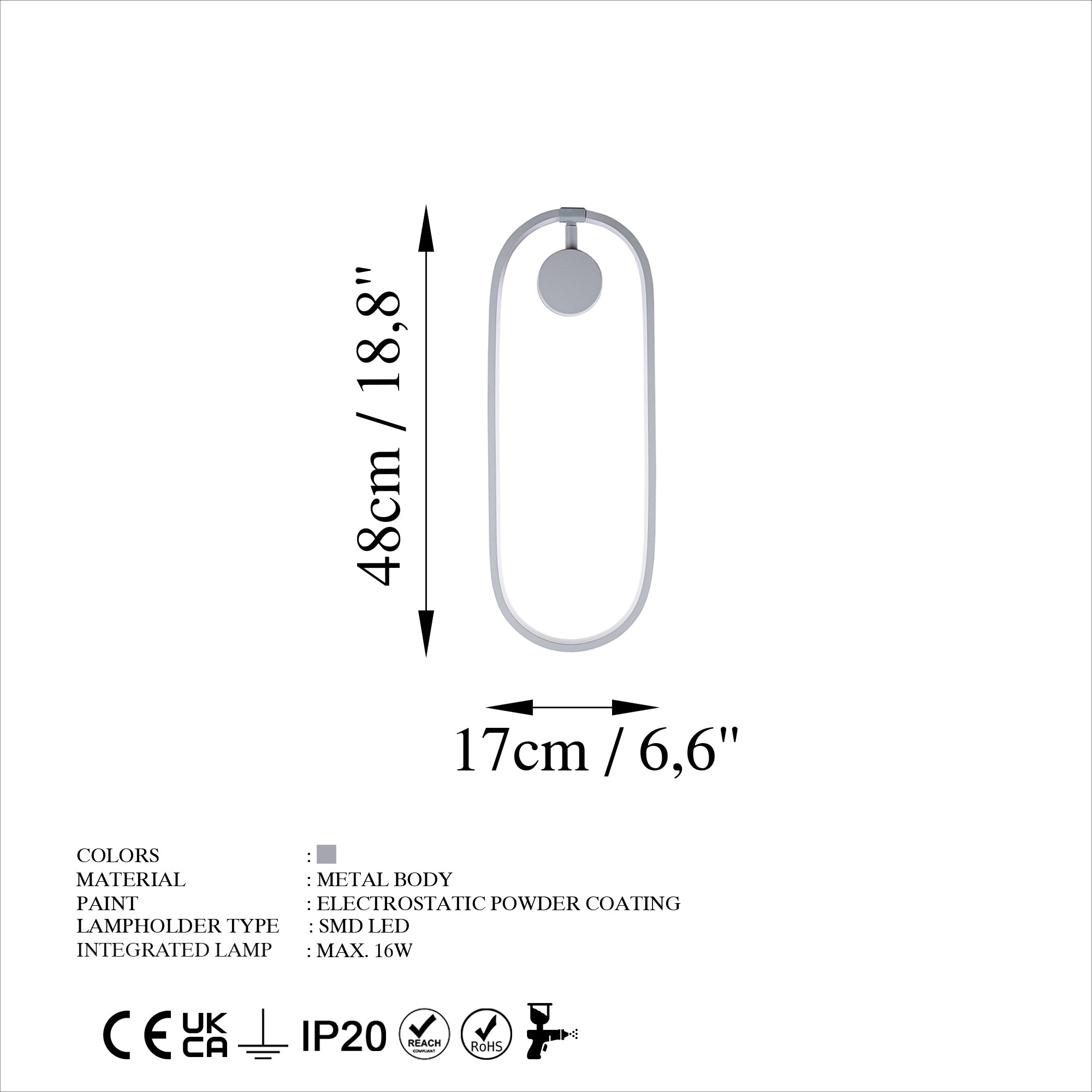 Can 13558 Led Aplik | ByLamp