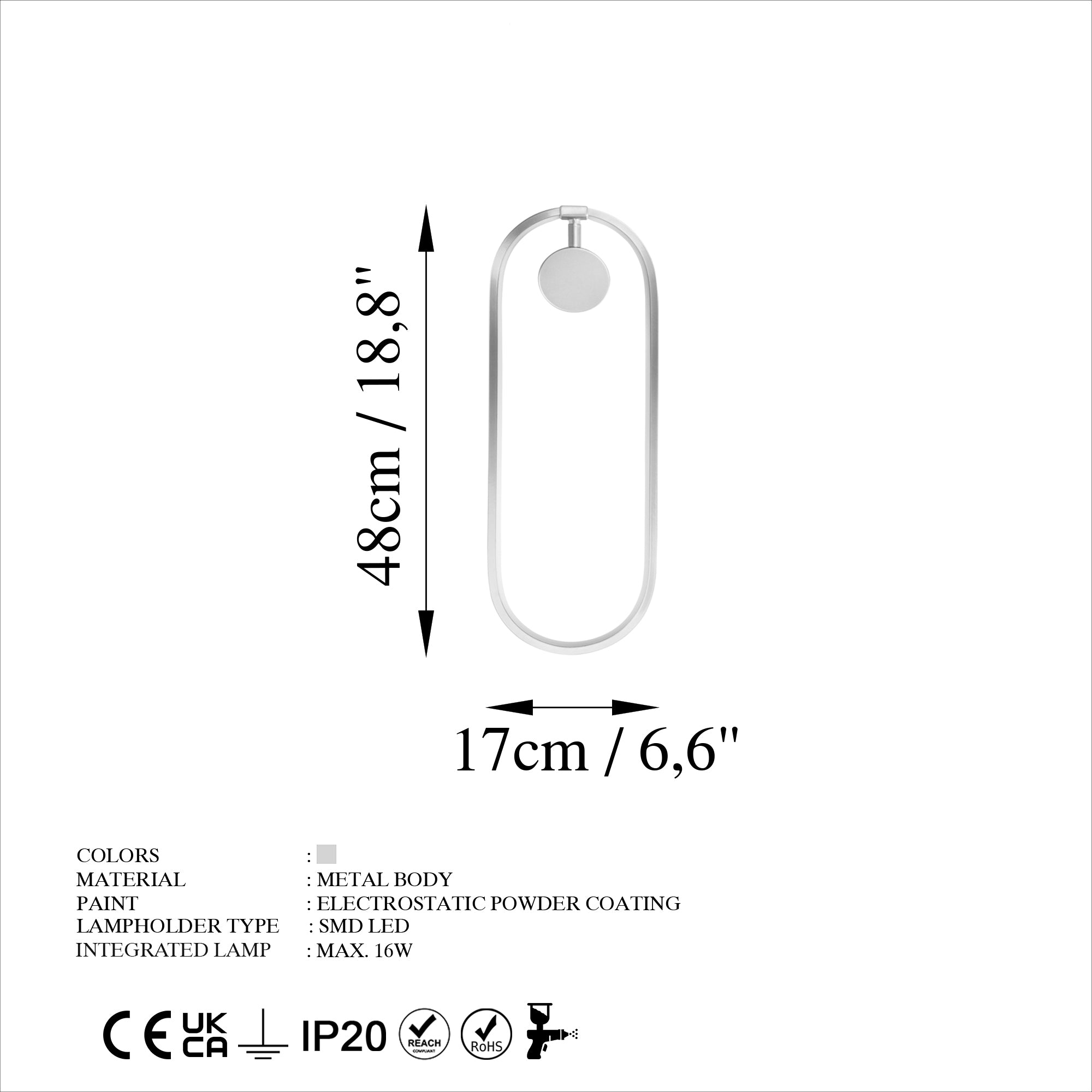 Can 13559 Led Aplik | ByLamp