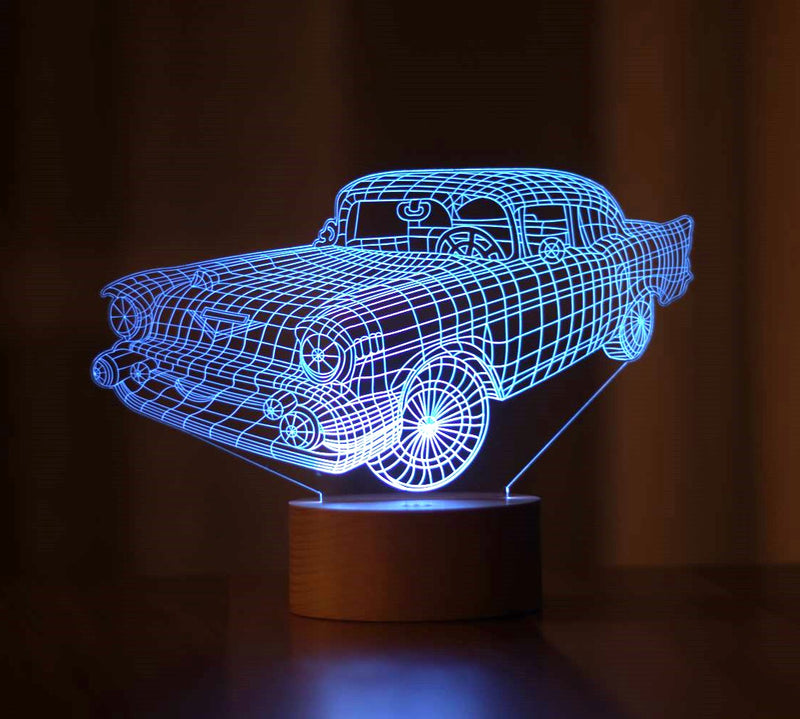 3D Chevrolet LED Table Lamp