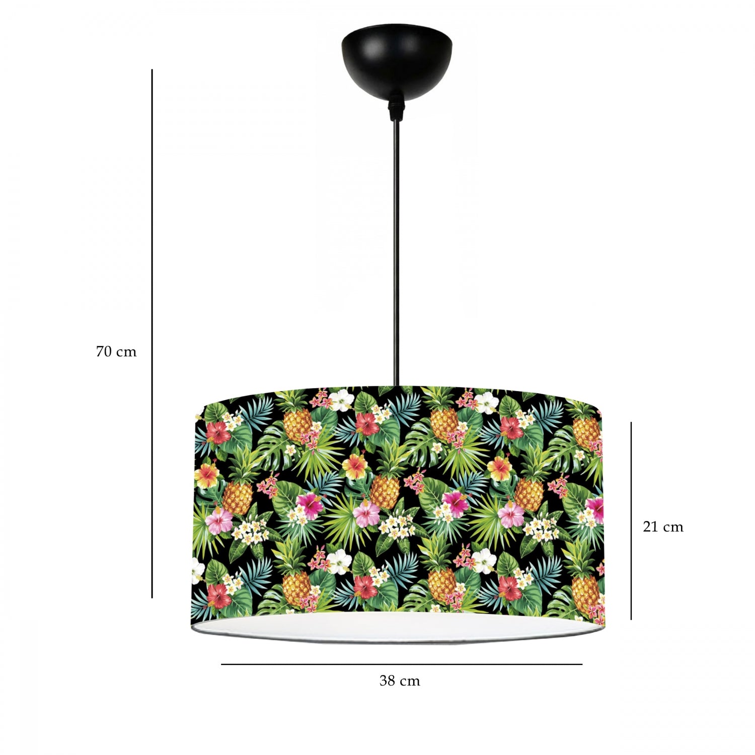 Flower Patterned 38' Pendant Chandelier | ByLamp