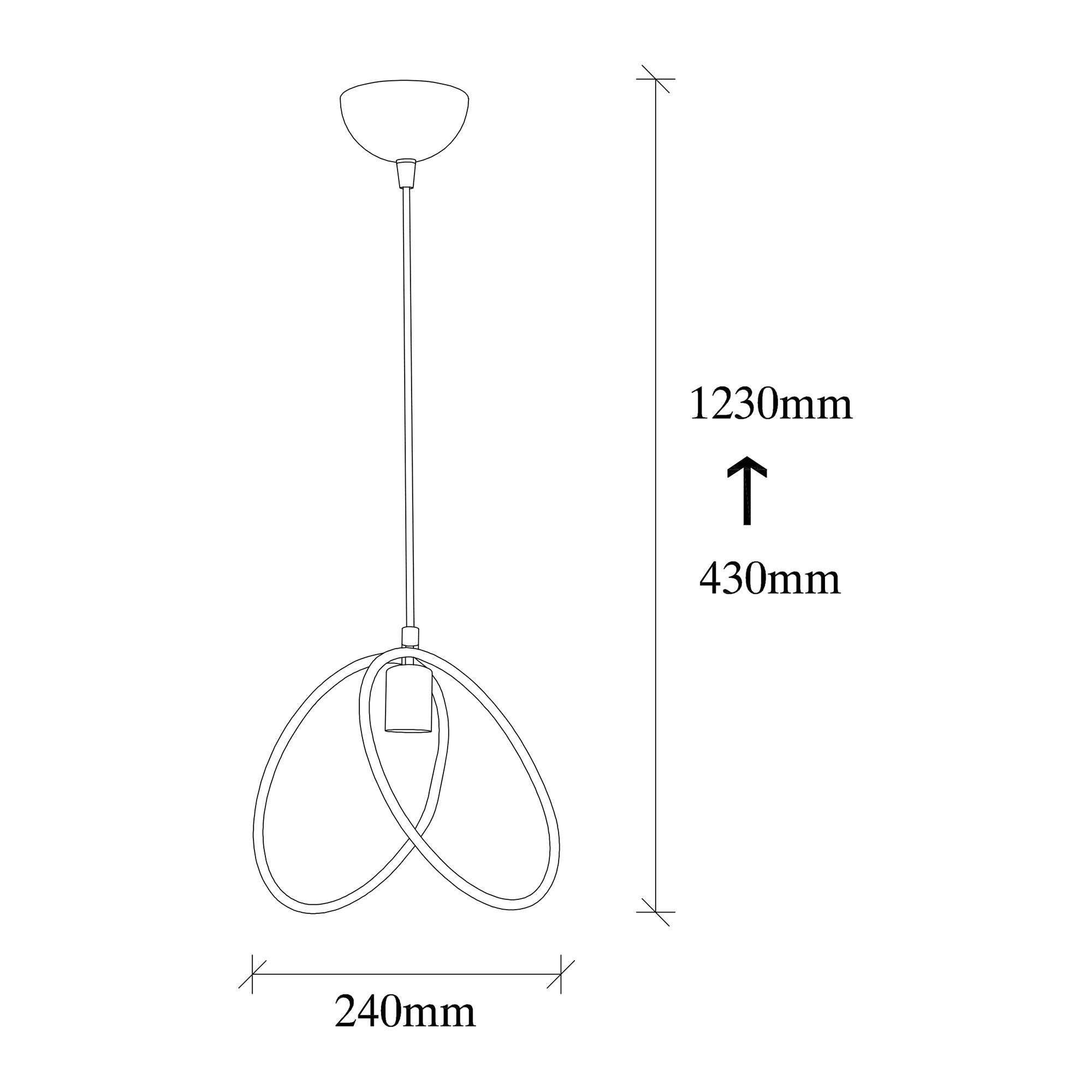 Circle Nus 2876 Tel Sarkıt Aydınlatma | ByLamp