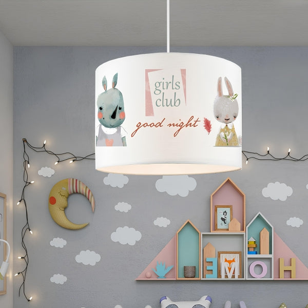 28' Children's Room Lighting Hello Friends Pendant Lamp | ByLamp