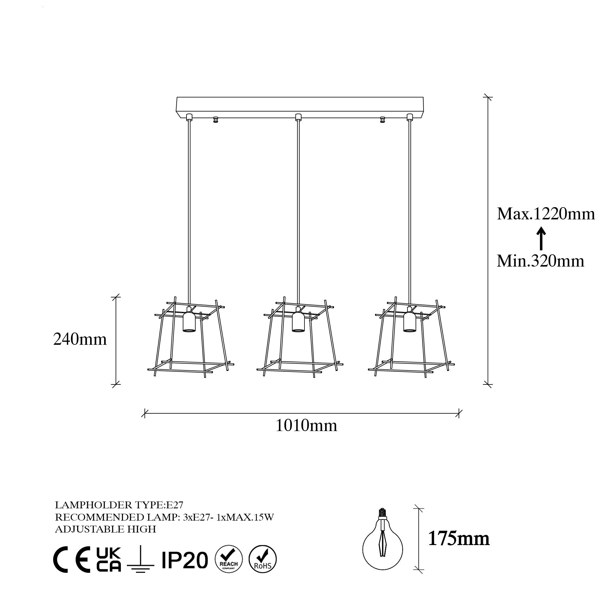 Coman 11276 Tel Sarkıt Aydınlatma | ByLamp