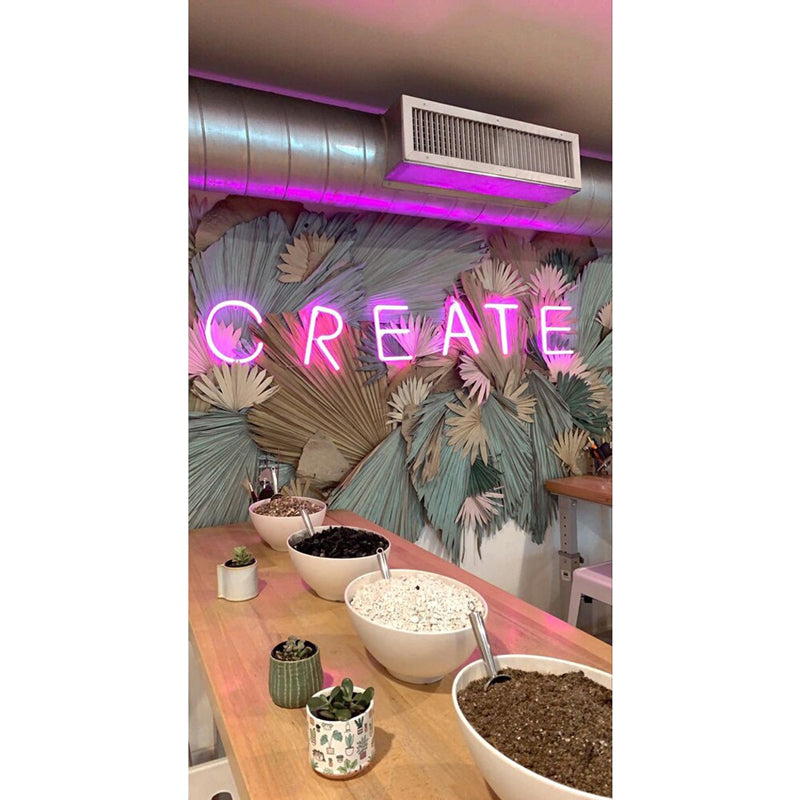 Create Yazılı Neon Lamba