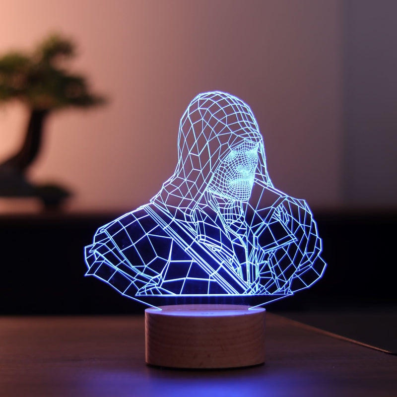 Lámpara de mesa led 3D Assasins Creed