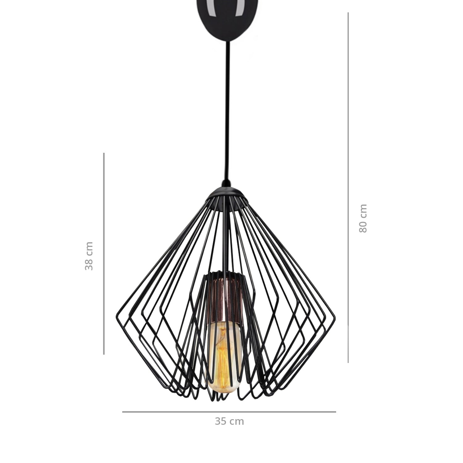 Decorative Metal Cage Wire Pendant Lighting | ByLamp