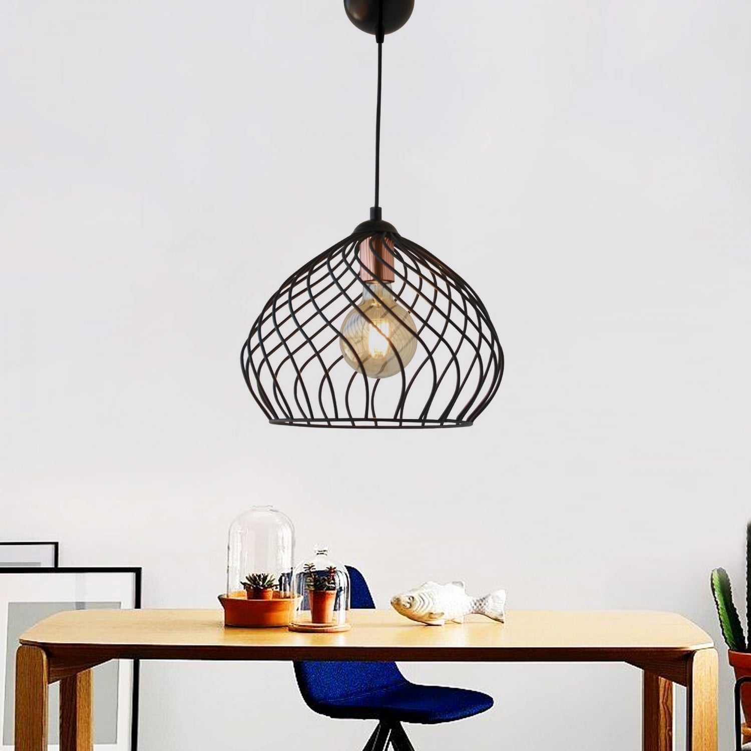 Decorative Metal Ceiling Wire Pendant Lamp | ByLamp