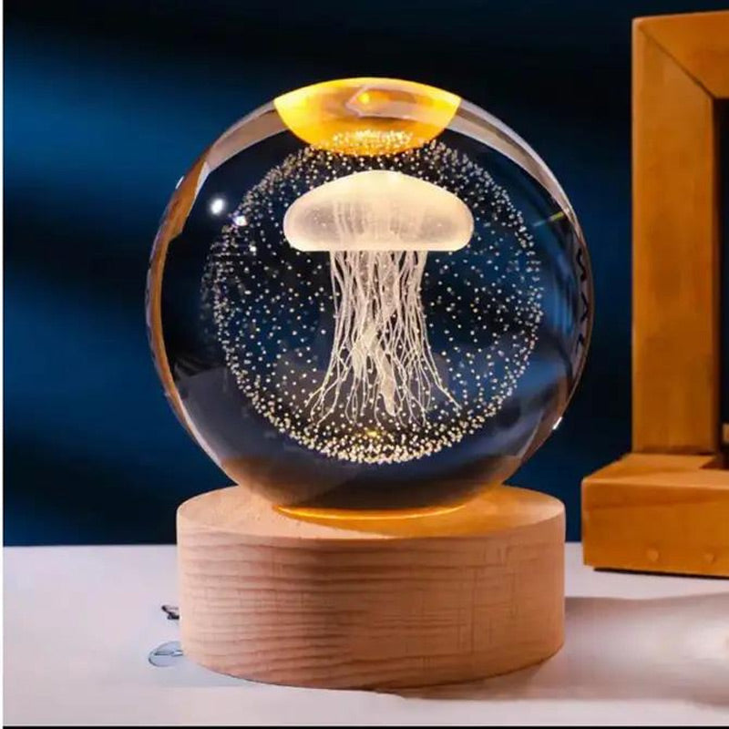 Jellyfish Crystal Ball Night Light