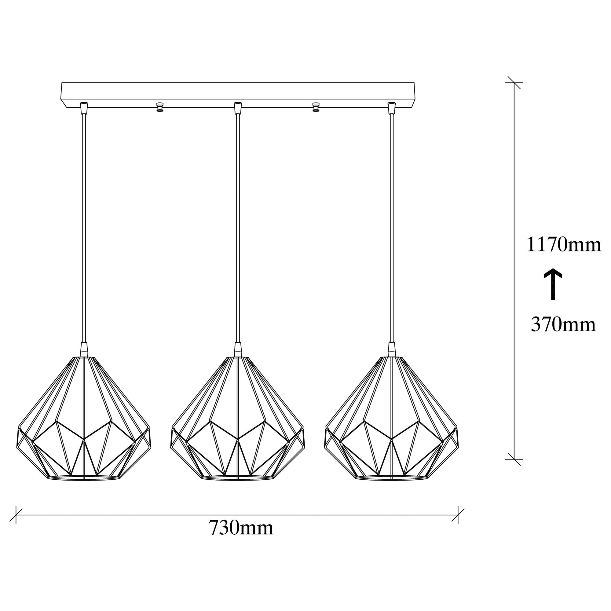 Diamond S 704 2 Tel Sarkıt Aydınlatma | ByLamp