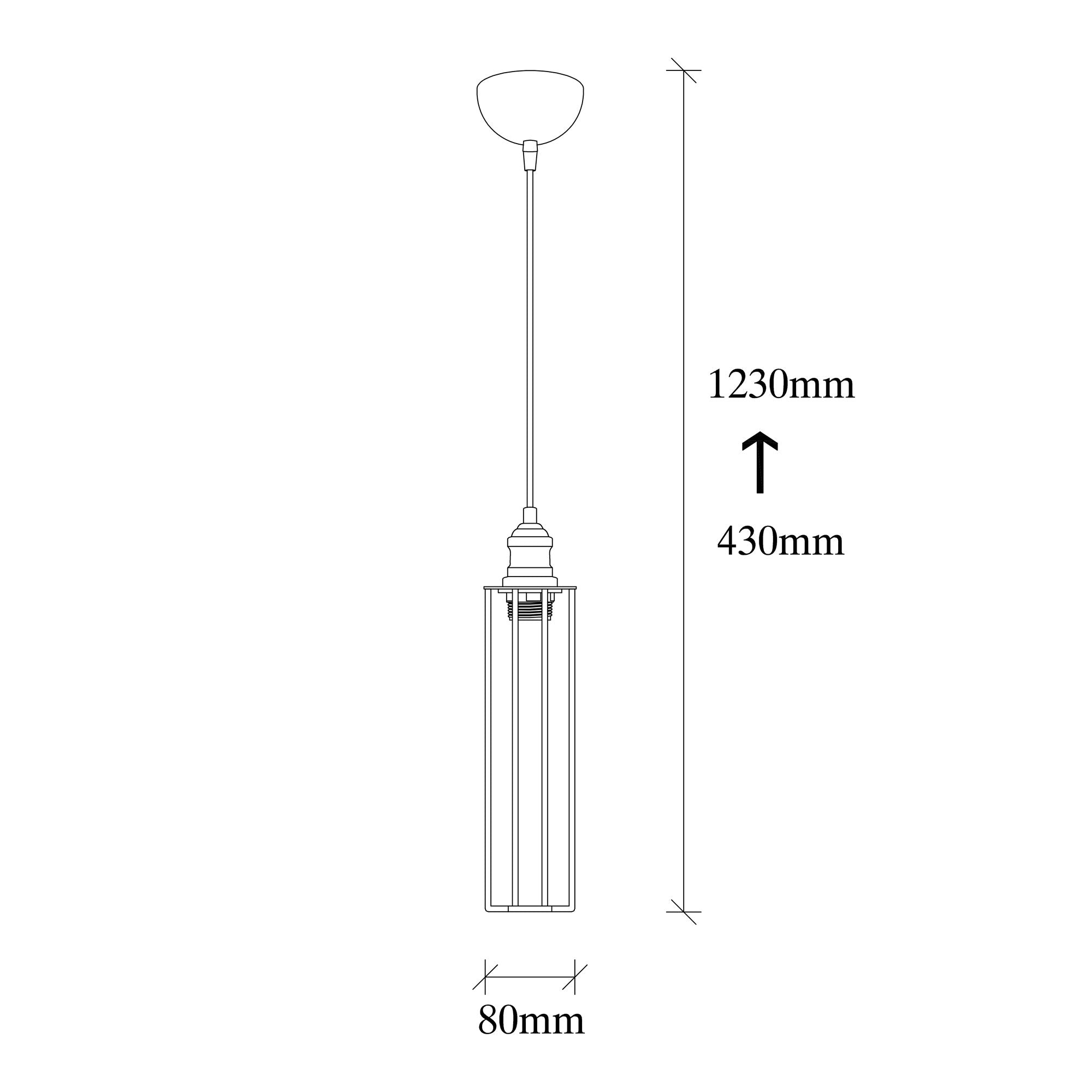 Doldi M 705 1 Tel Sarkıt Aydınlatma | ByLamp