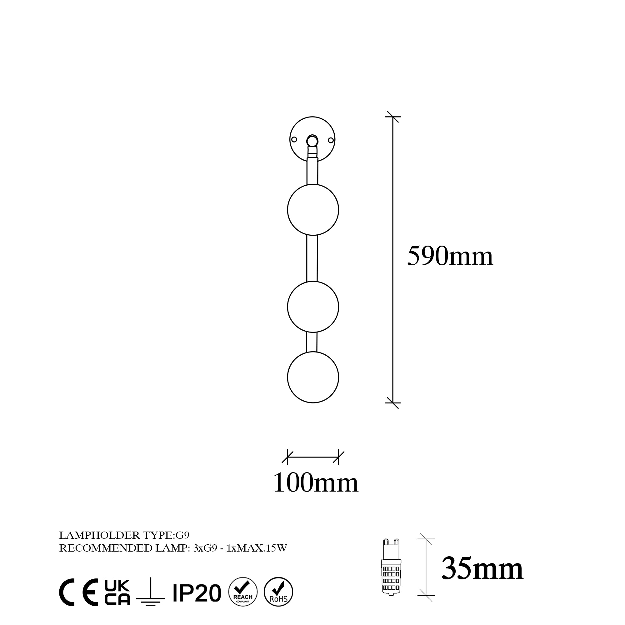 Domıno 11040 Cam Aplik | ByLamp