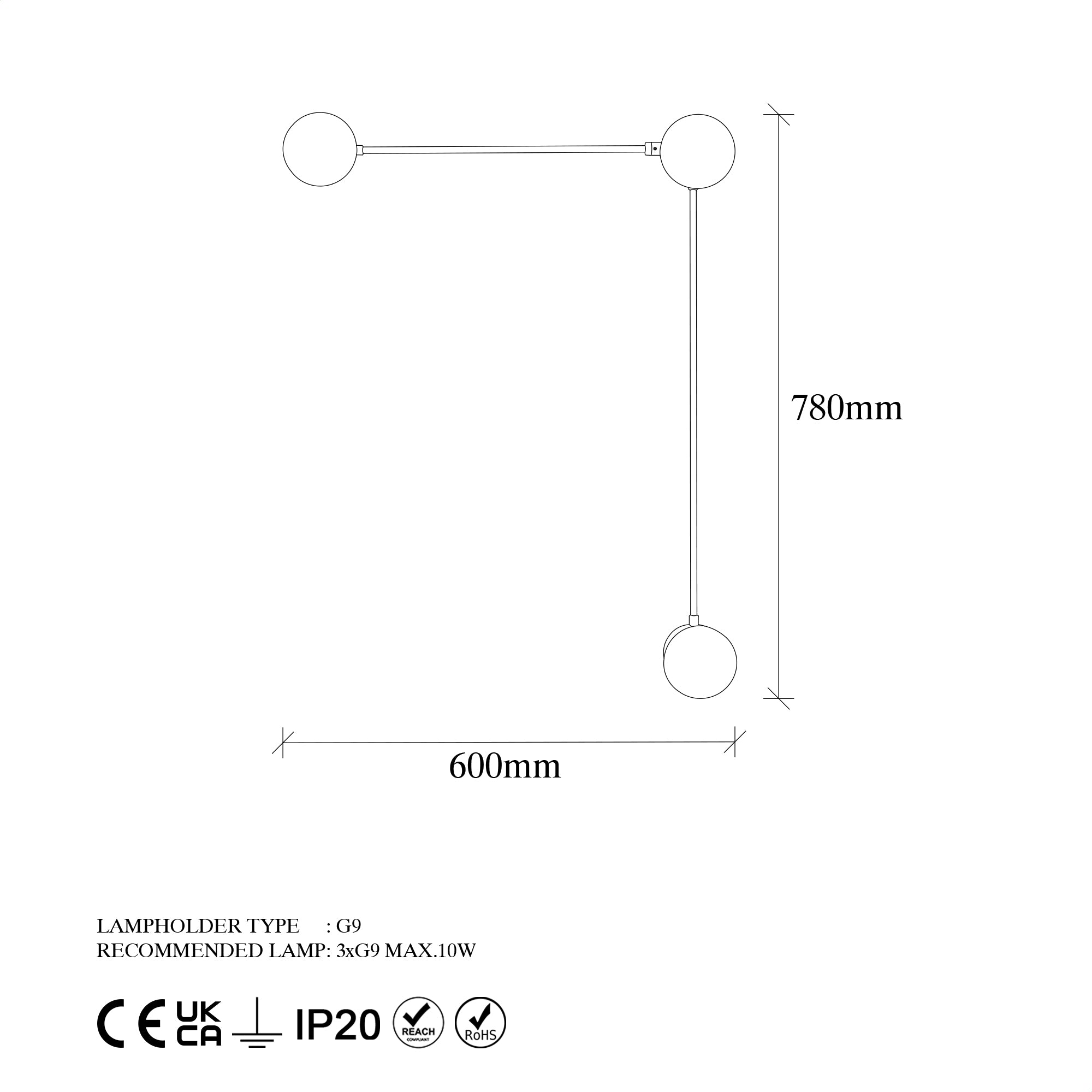 Domıno 11048 Cam Aplik | ByLamp