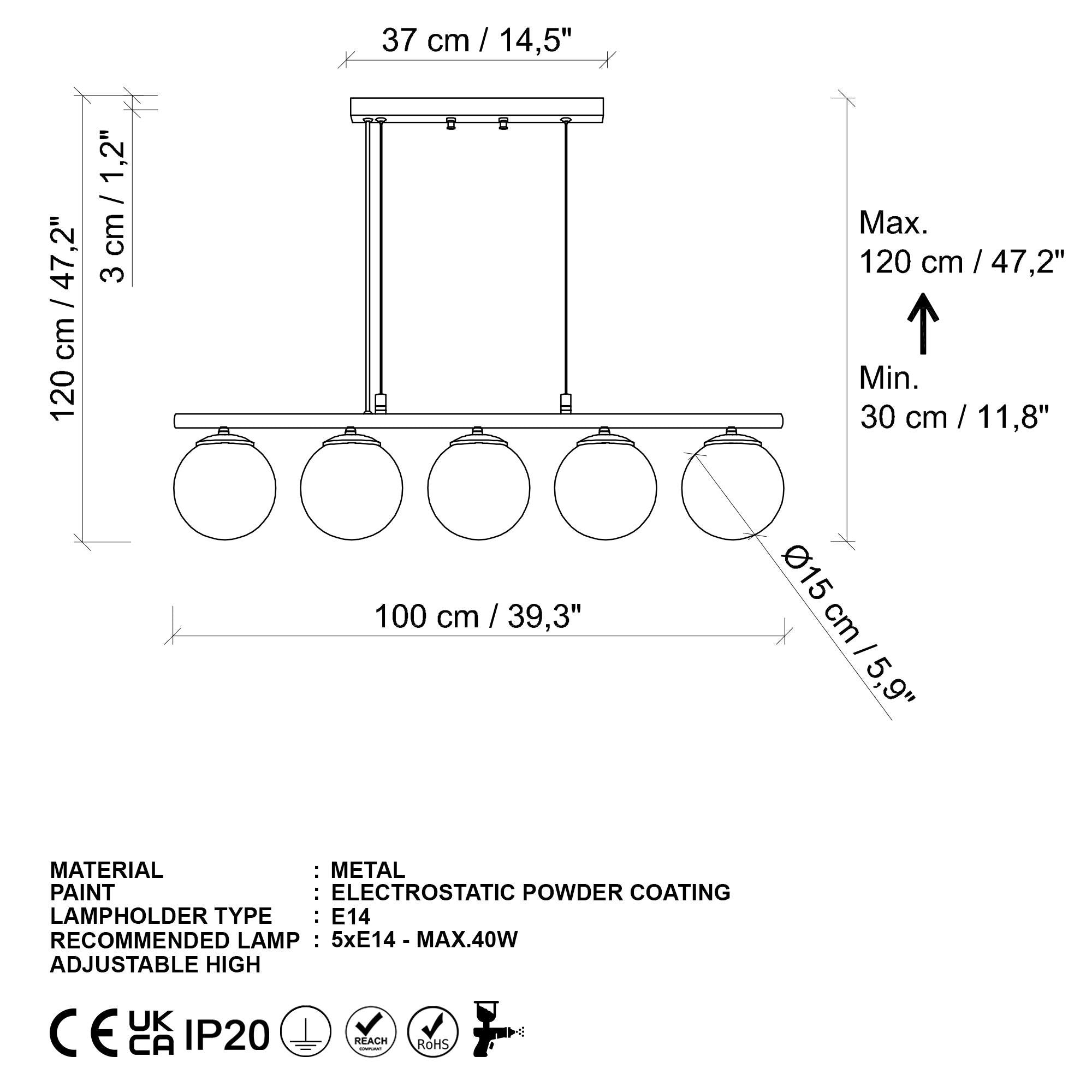 Dual 13764 Cam Avize Aydınlatma | ByLamp