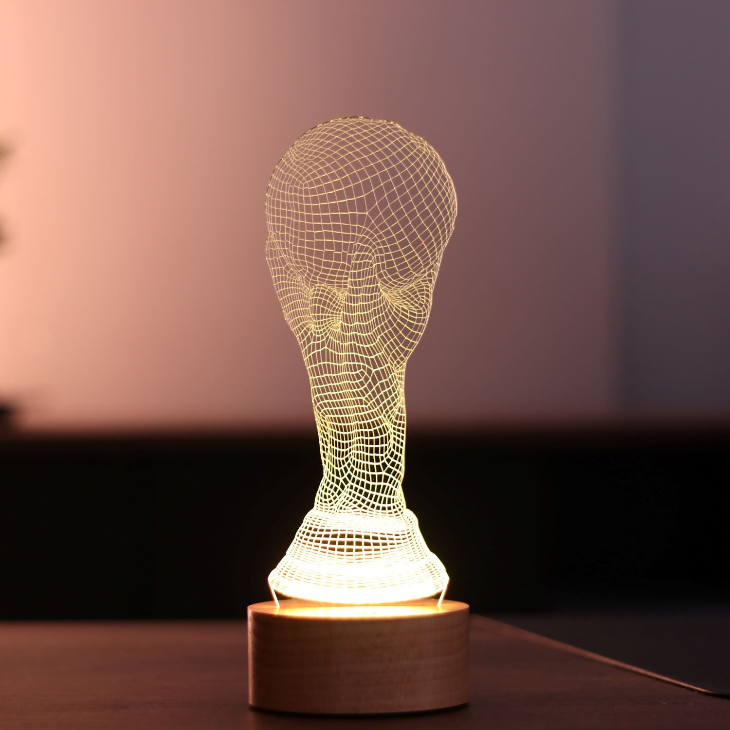 3D World Cup LED Night Light