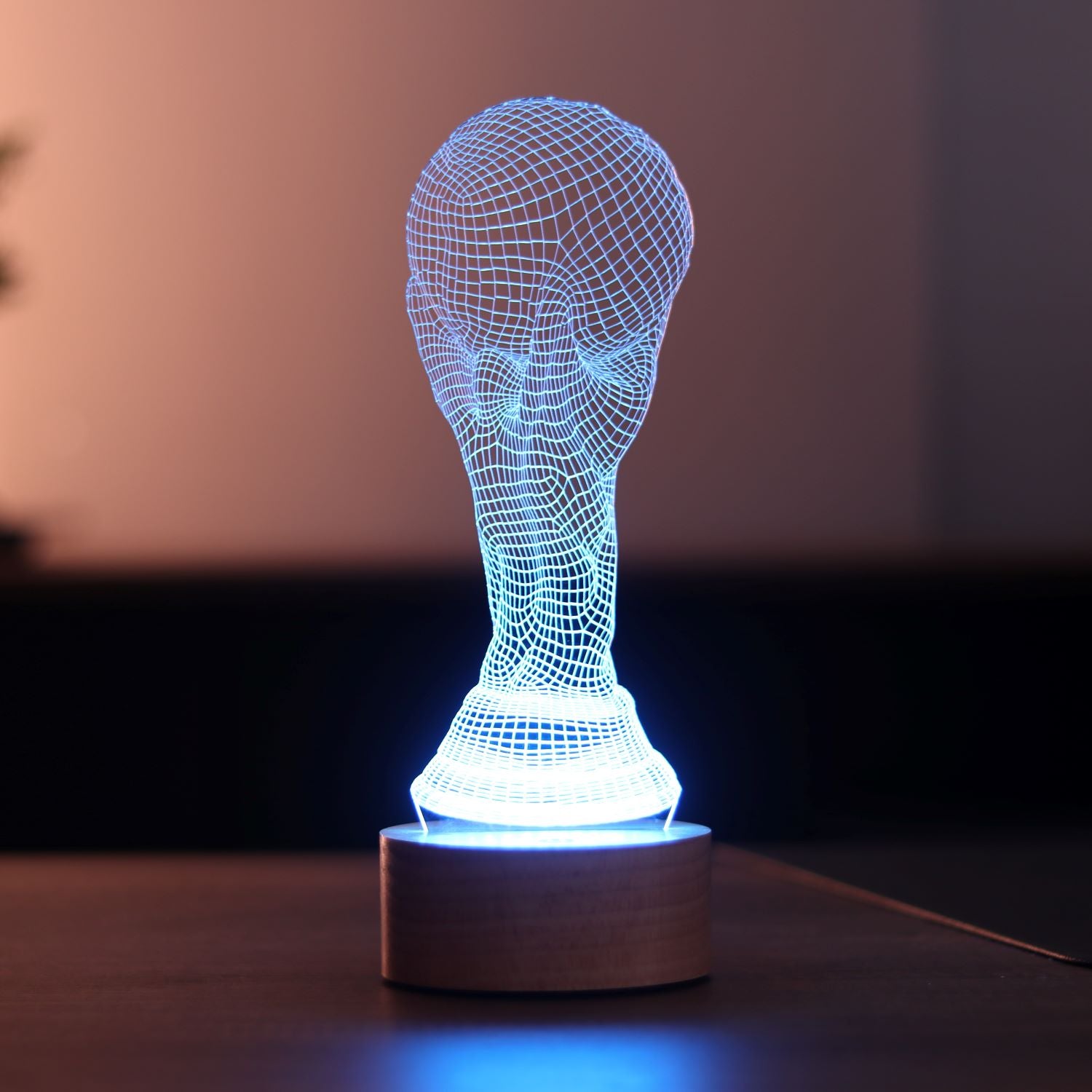 3D World Cup LED Night Light