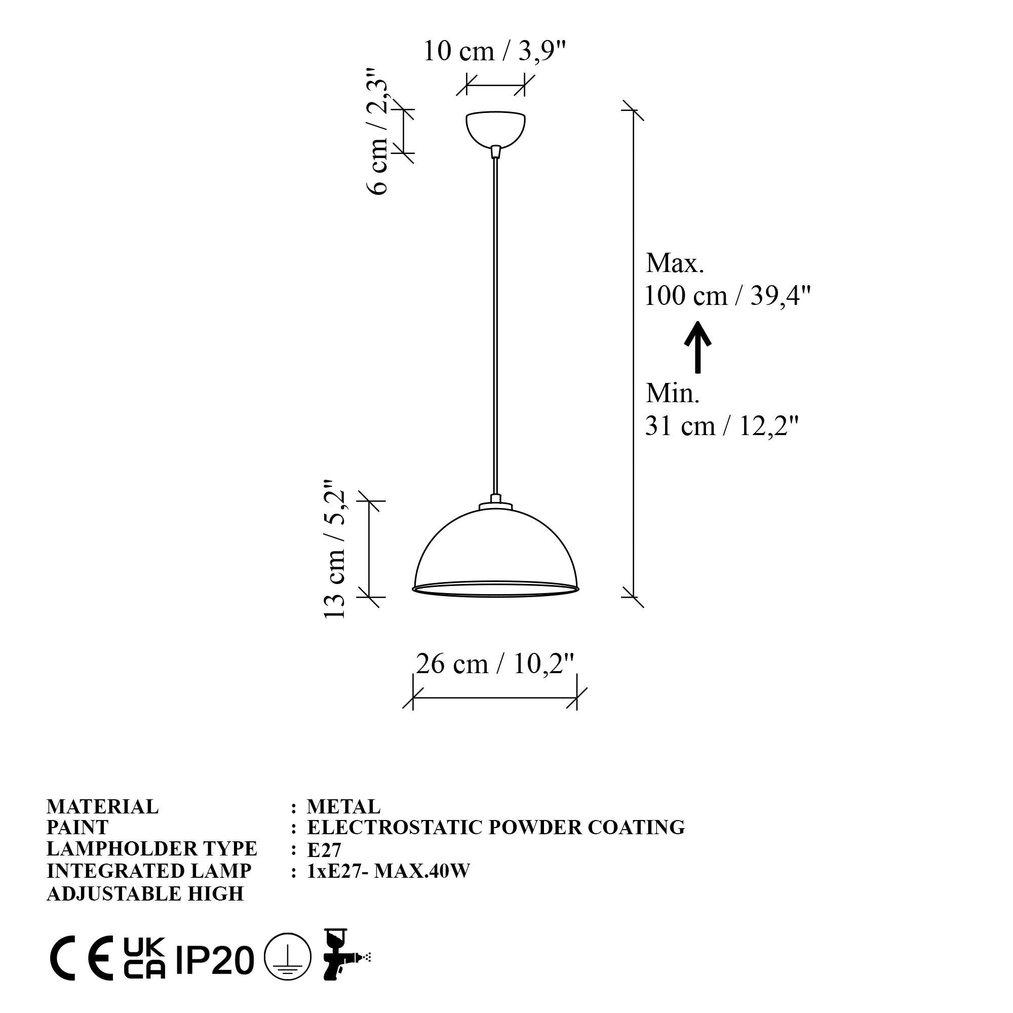 Echo 16100 A Retro Rustik Sarkıt Aydınlatma | ByLamp