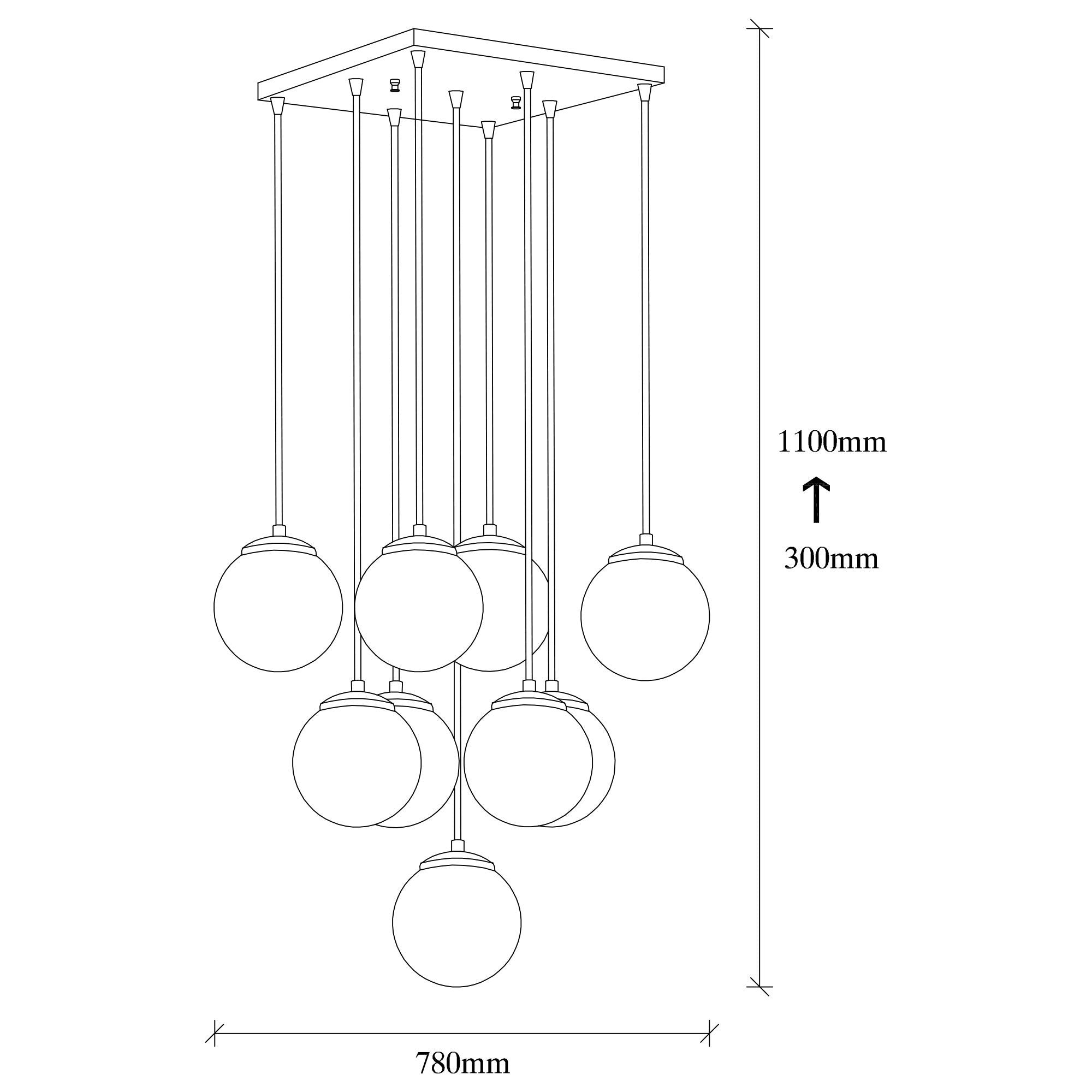Efe 15 NUS 2161 Cam Sarkıt Aydınlatma | ByLamp