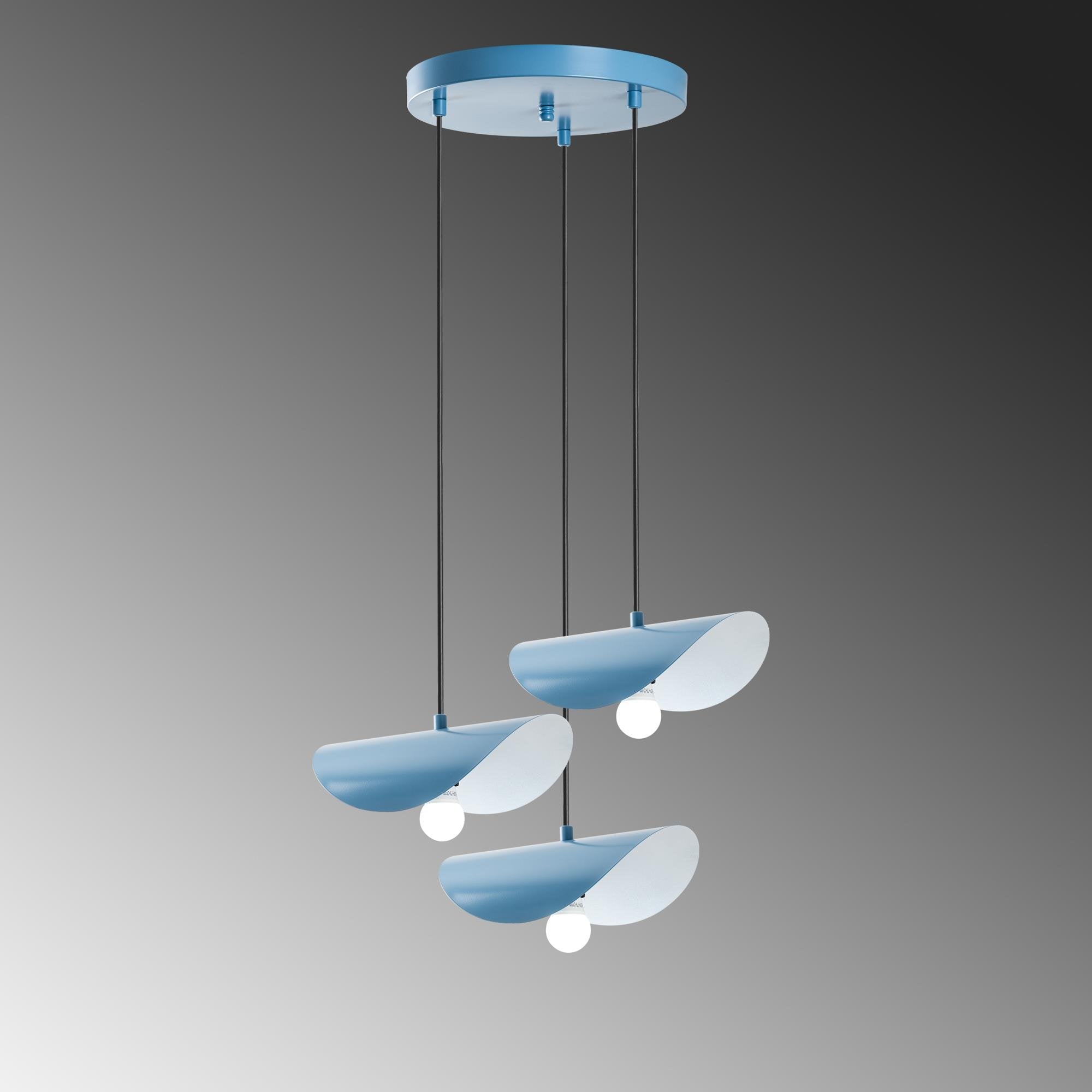 Eğer MR 964 Açık Mavi Sıvama Sarkıt Aydınlatma | ByLamp