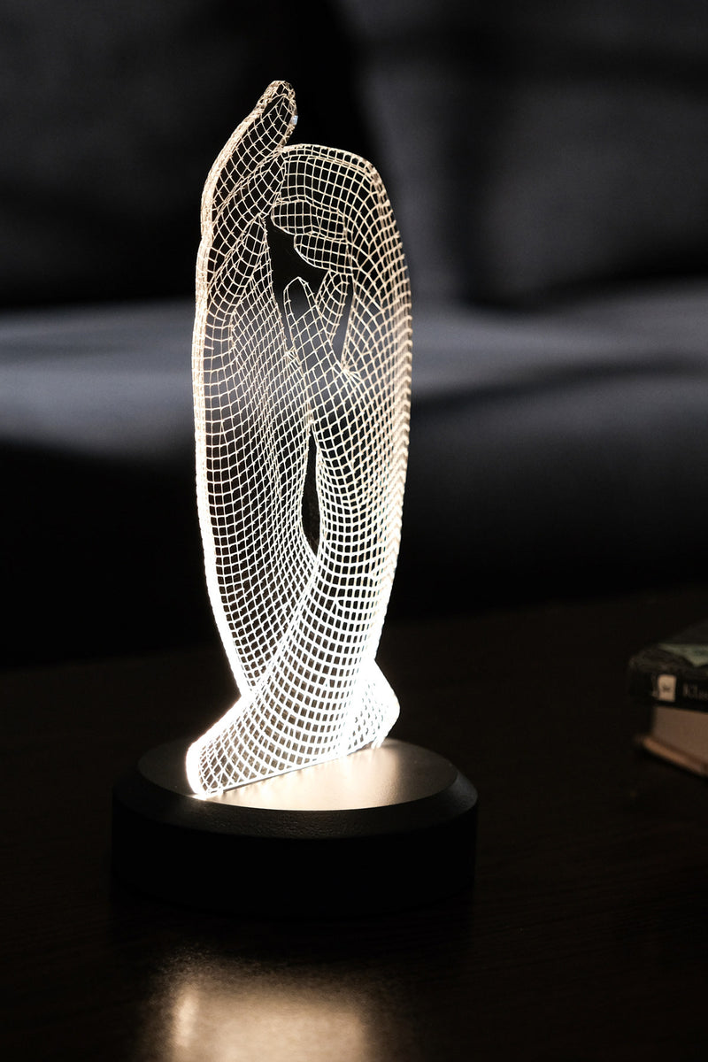 Lámpara LED de regalo de manos 3D