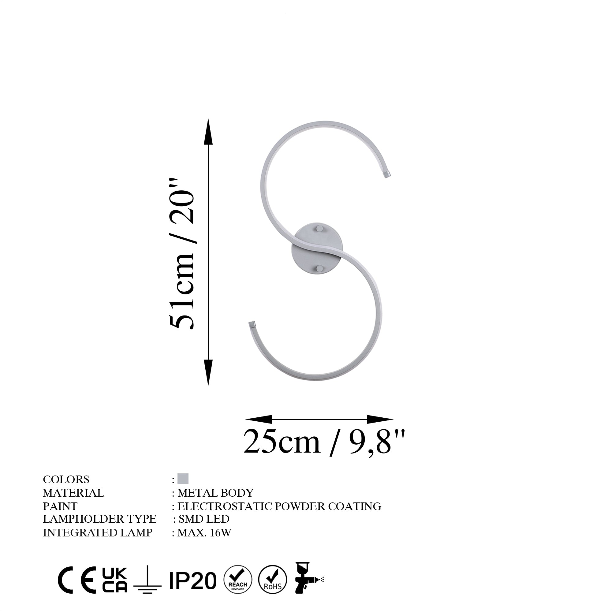 Es 13582 Led Aplik | ByLamp