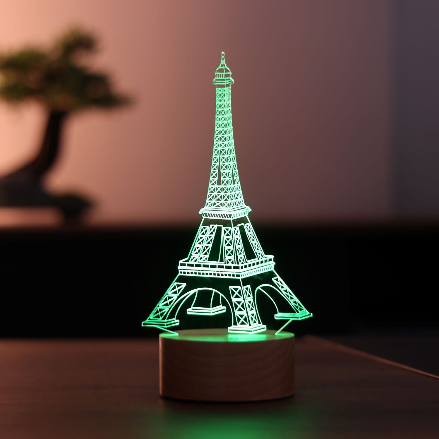 3-D Eiffel Lamp