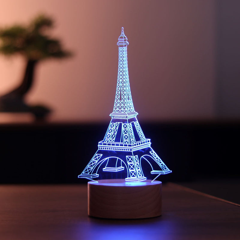 3-D Eiffel Lamp