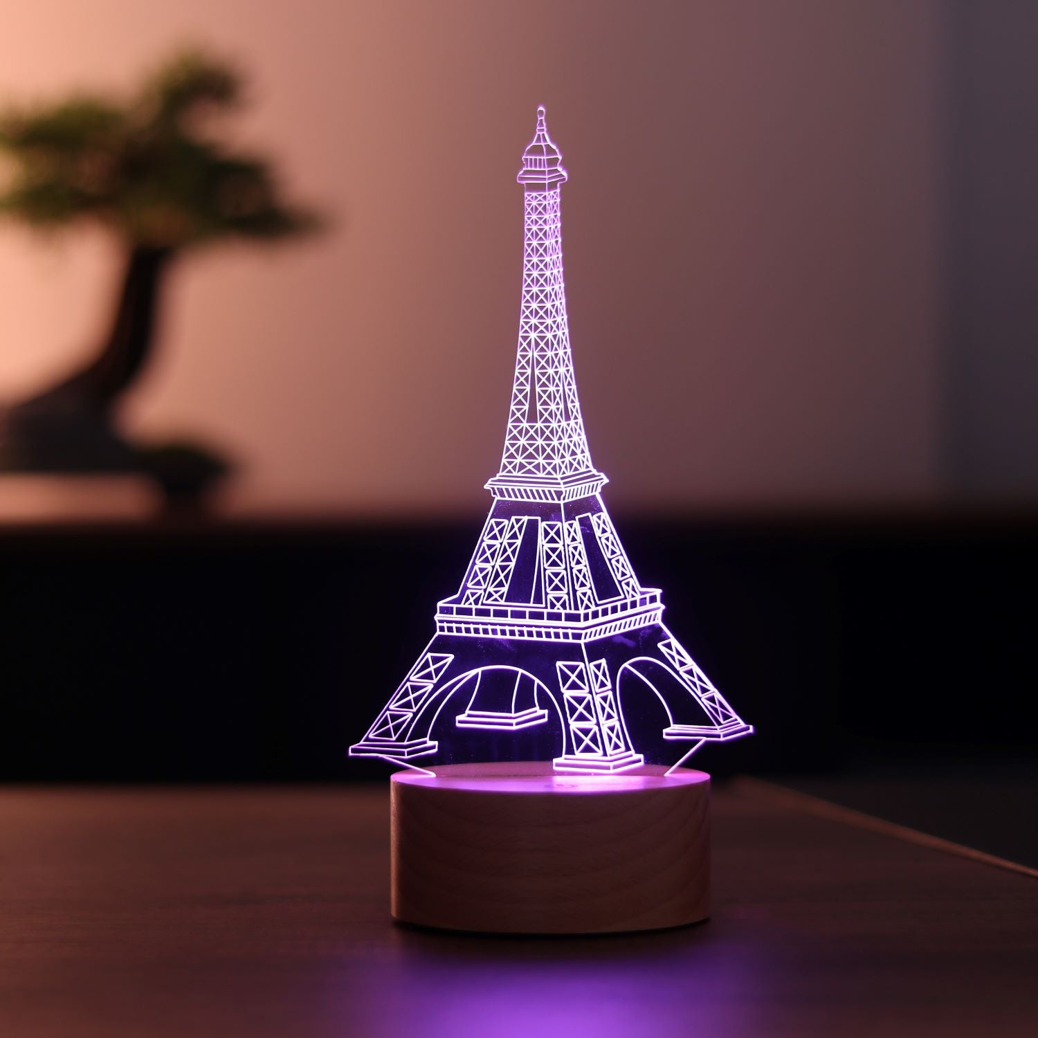 3-D Eiffel Lamp