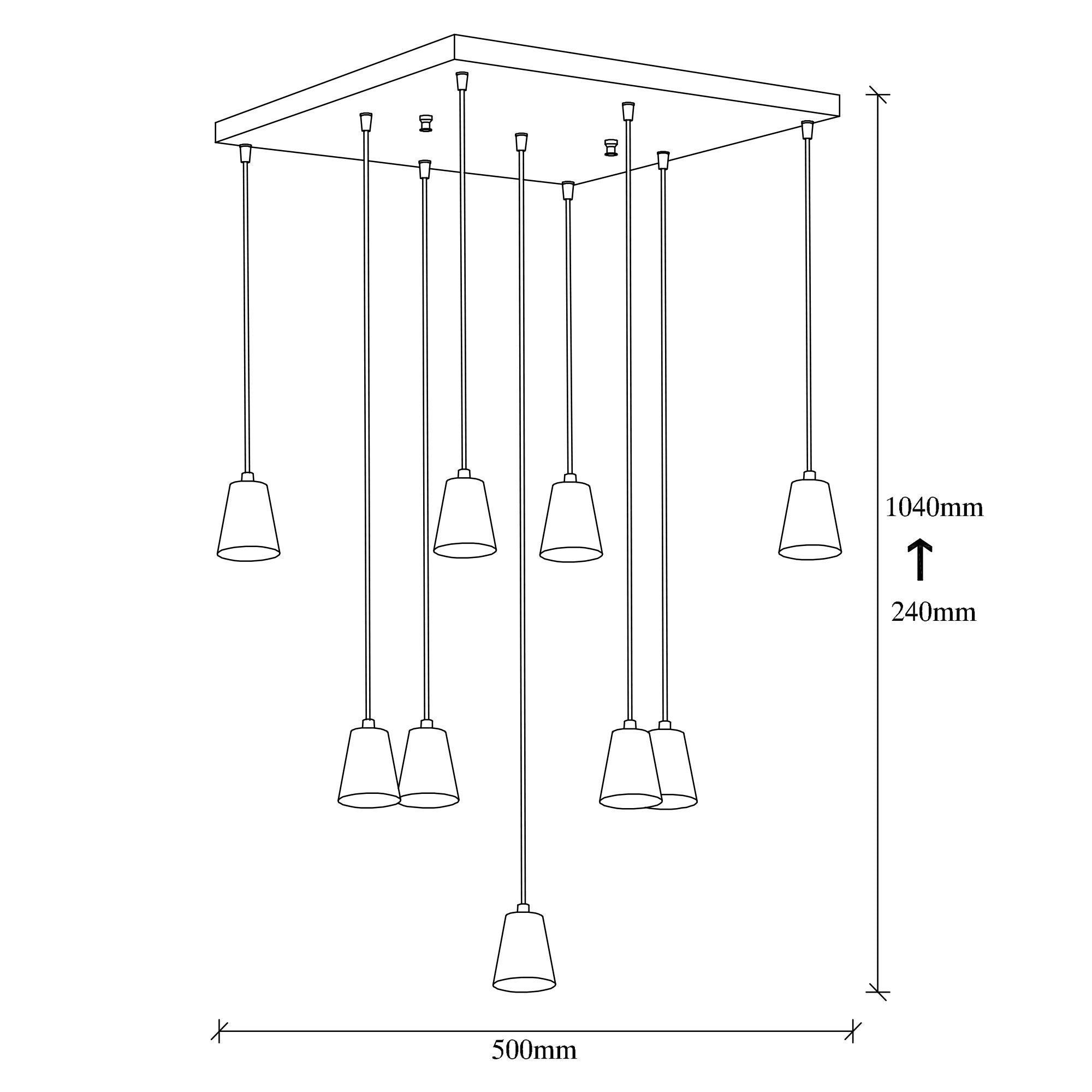 Fes Nus 6490 Rustik Sarkıt Aydınlatma | ByLamp