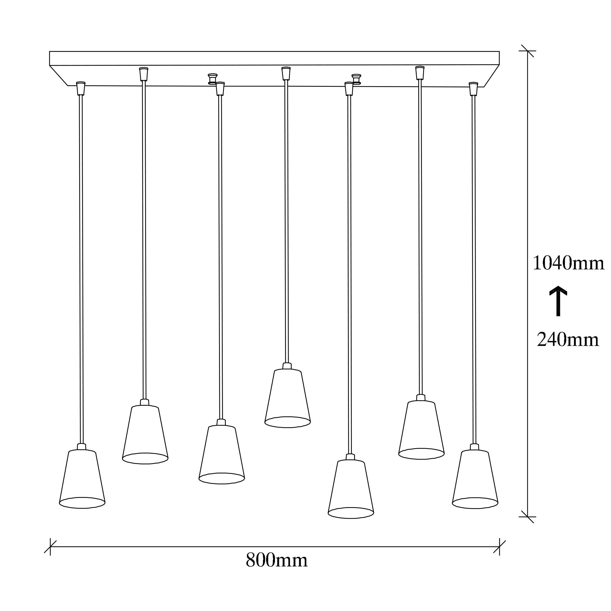 Fes Nus 6521 Rustik Sarkıt Aydınlatma | ByLamp
