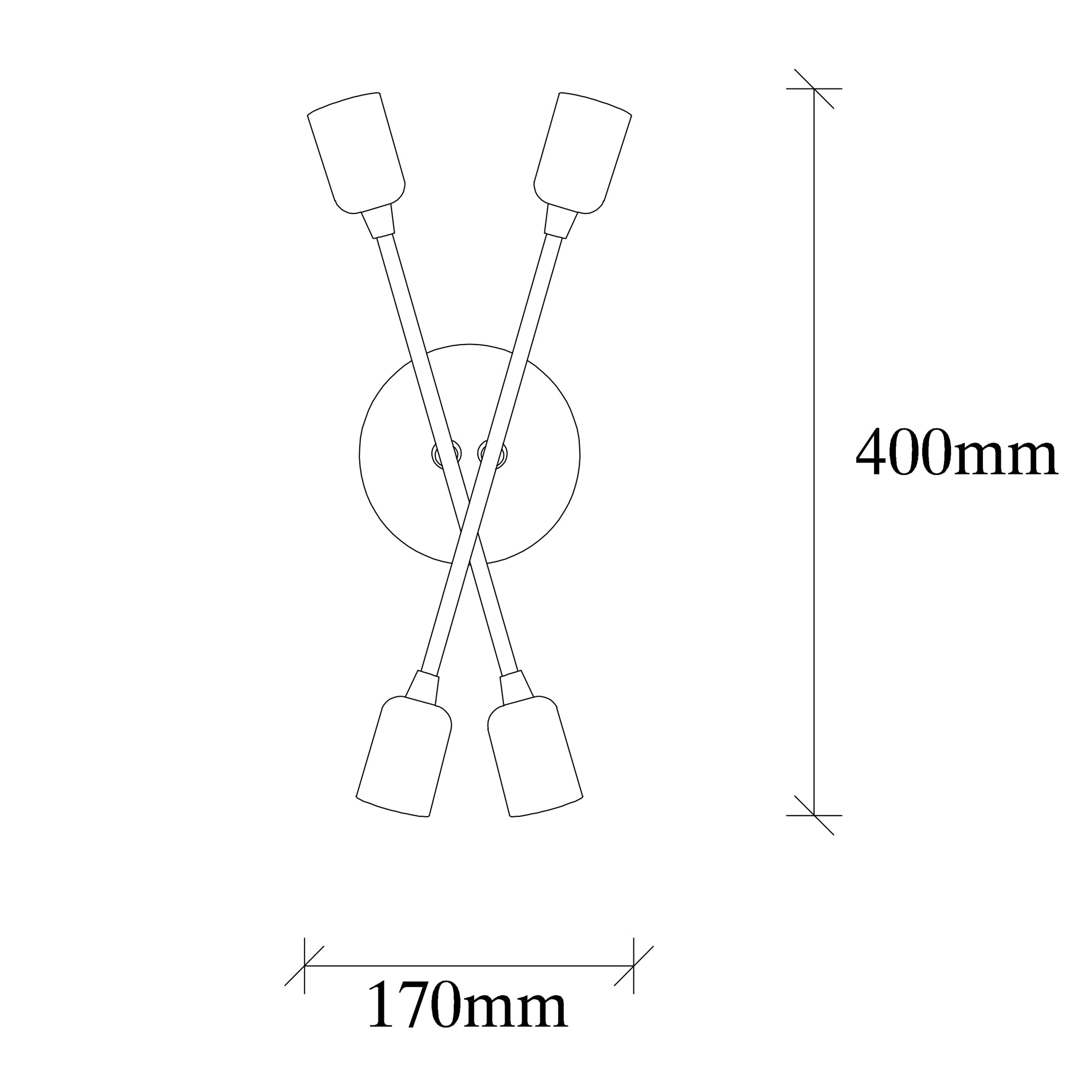 Fleur Nuw 3401 Rustik Aplik | ByLamp