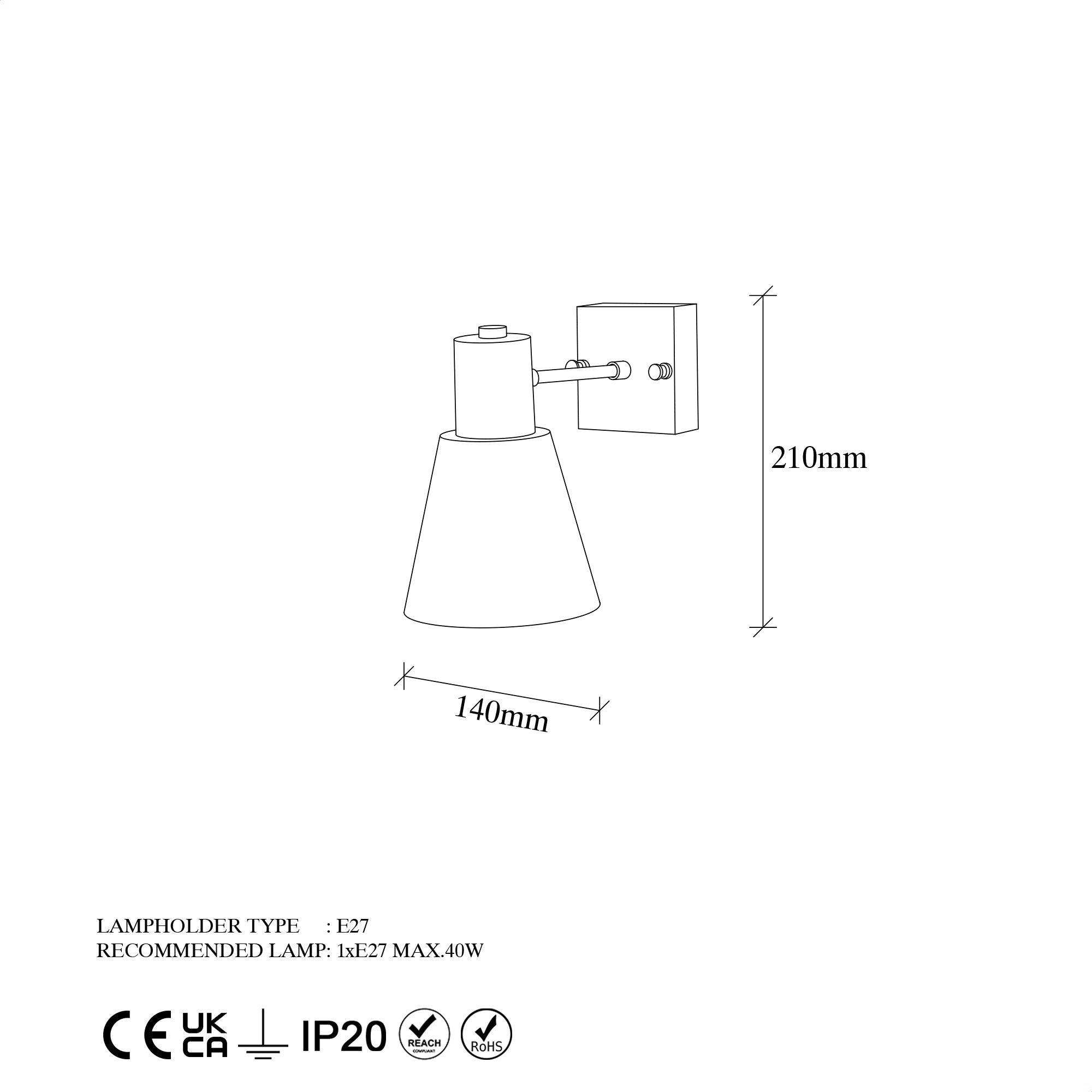 Funnel 13090 Sıvama Aplik | ByLamp