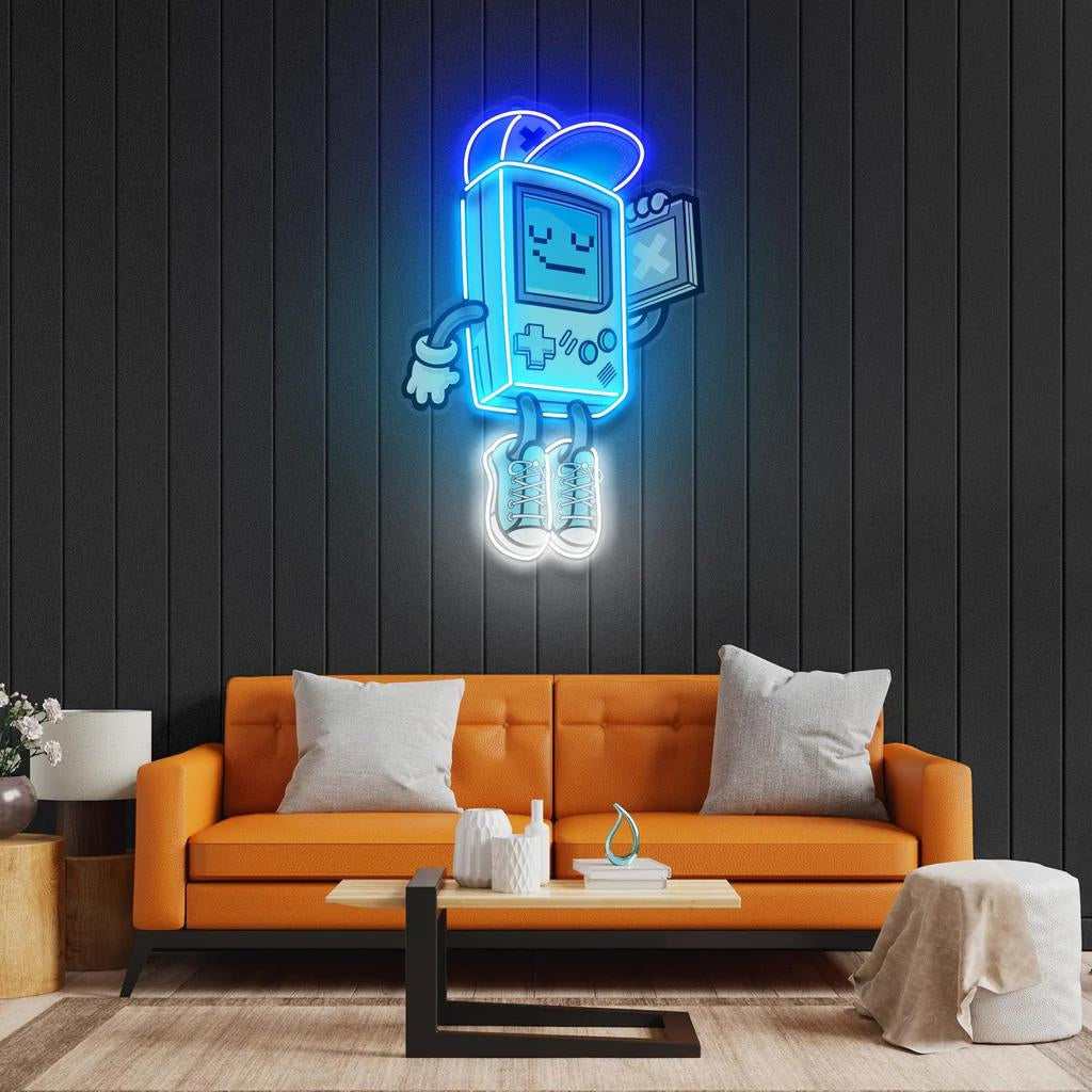 Gameboy Figured Neon Lamp