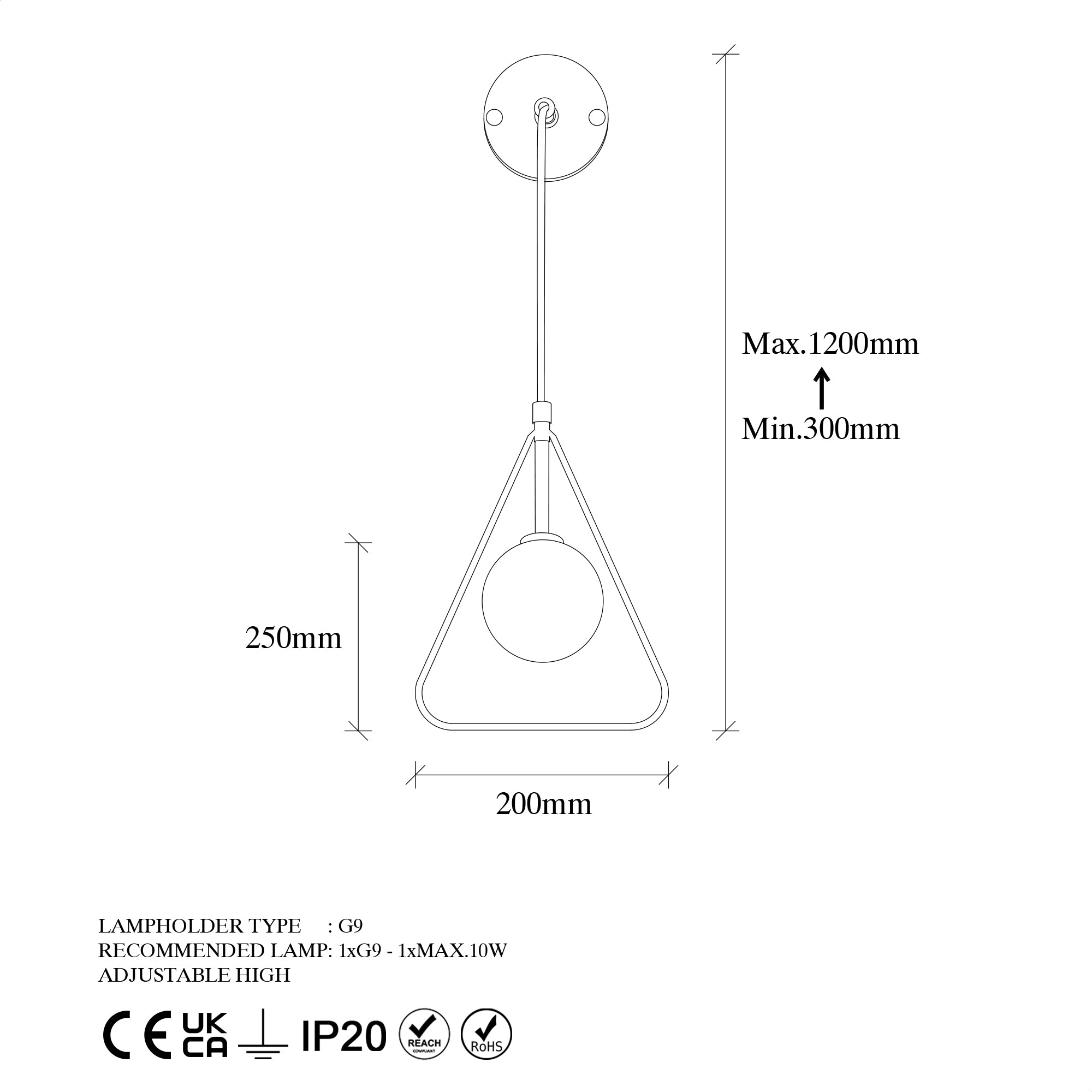 Geometri 11130 Cam Aplik | ByLamp