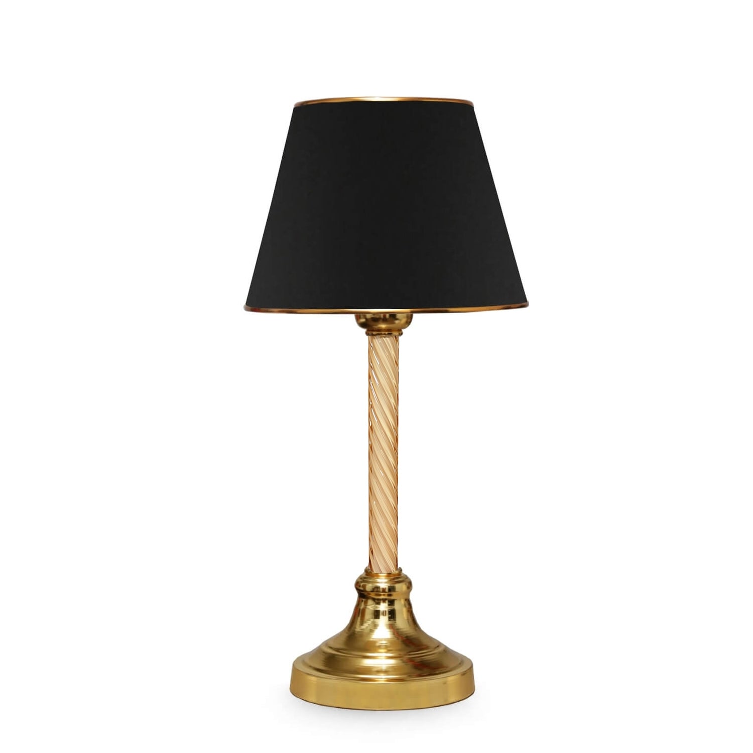 Gold Feet Black Decorative Lampshade Table Lamp | ByLamp