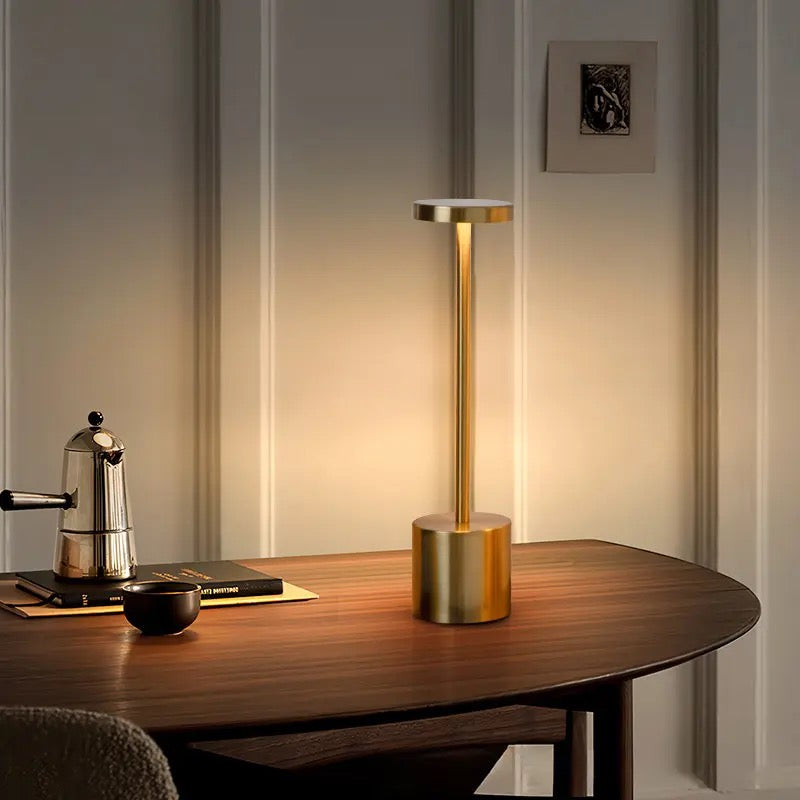 Touch Gold Table Lamp 3 Light Color Dimmable