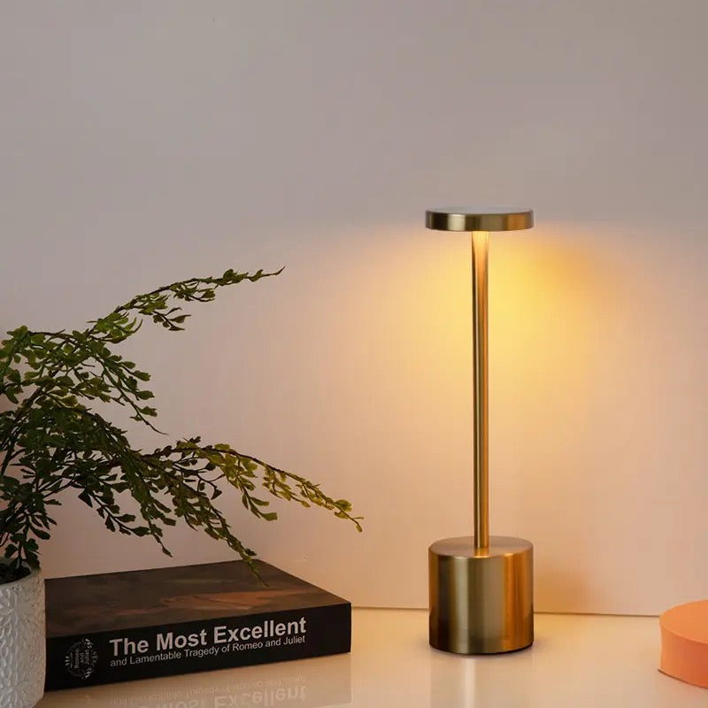 Touch Gold Table Lamp 3 Light Color Dimmable