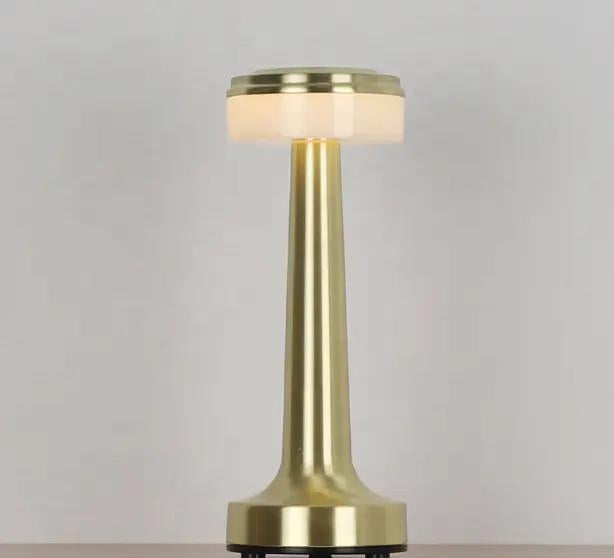 Gold Table Lamp Touch 3 Light Color Dimmable