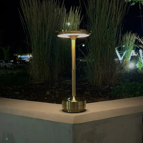 Gold Metal Table Lamp