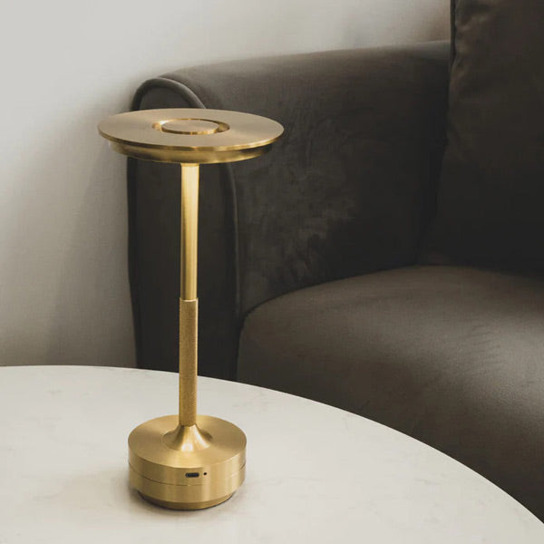 Gold Metal Table Lamp