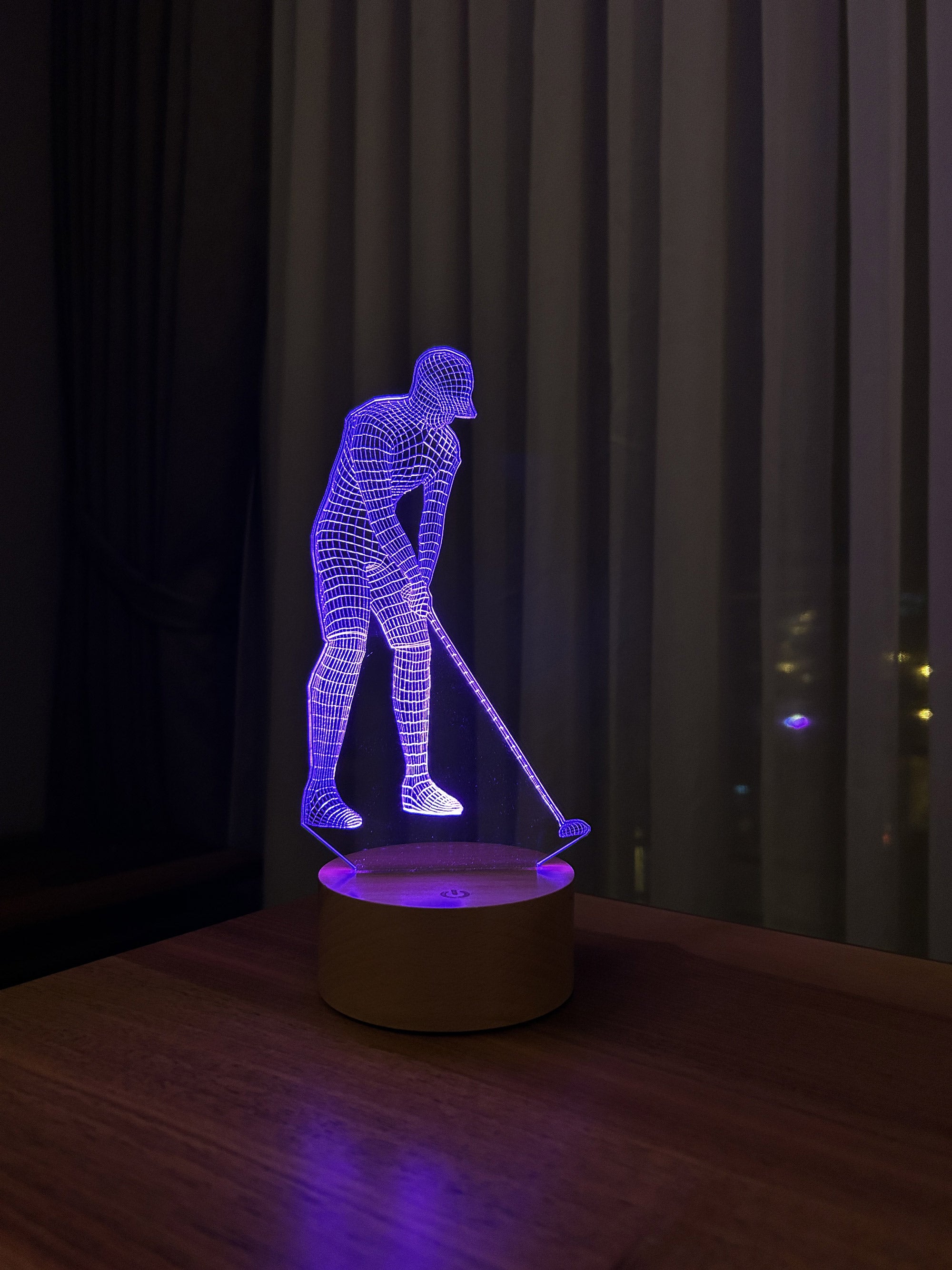 3-D Golving LED Table Lamp