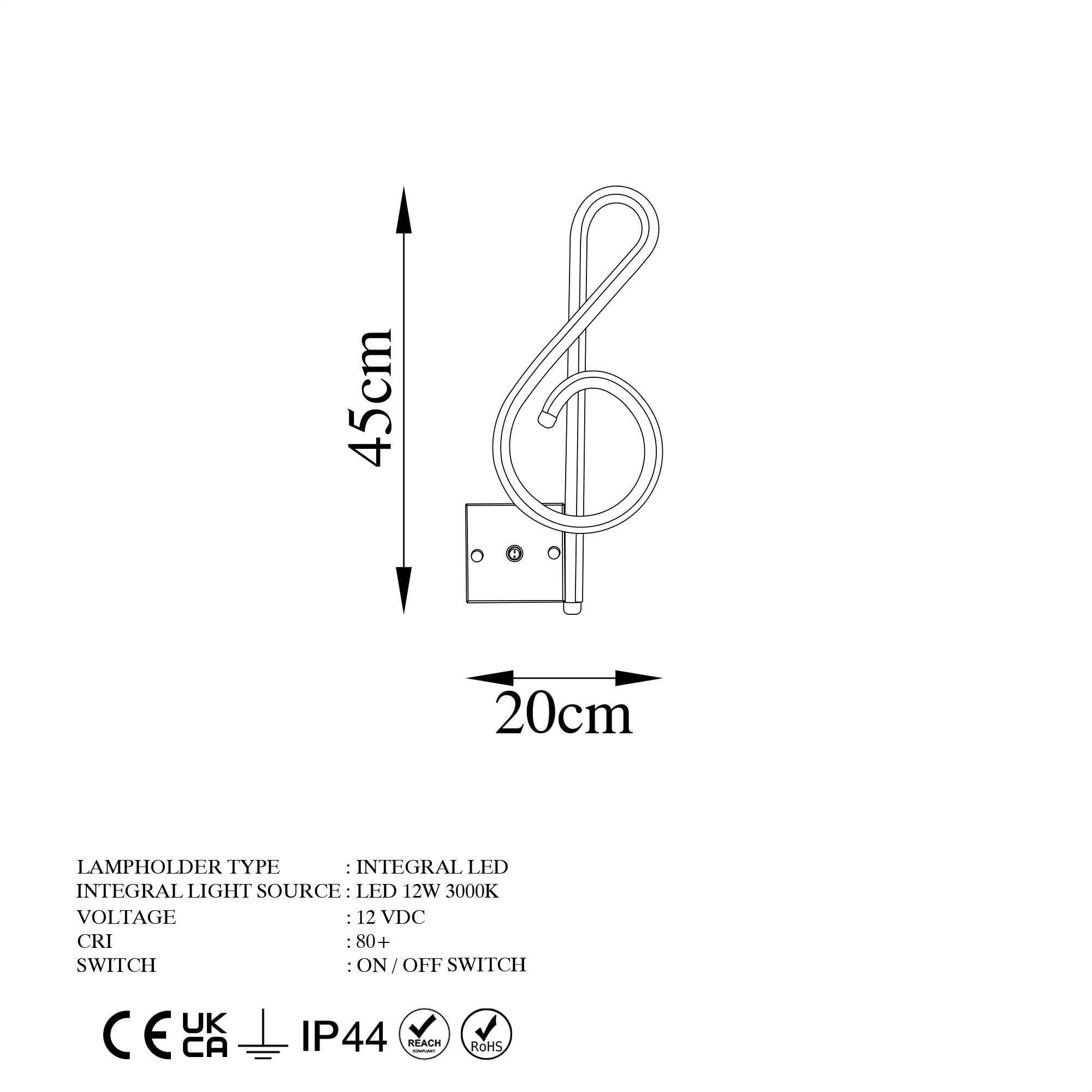 Gurses 13270 Led Aplik | ByLamp