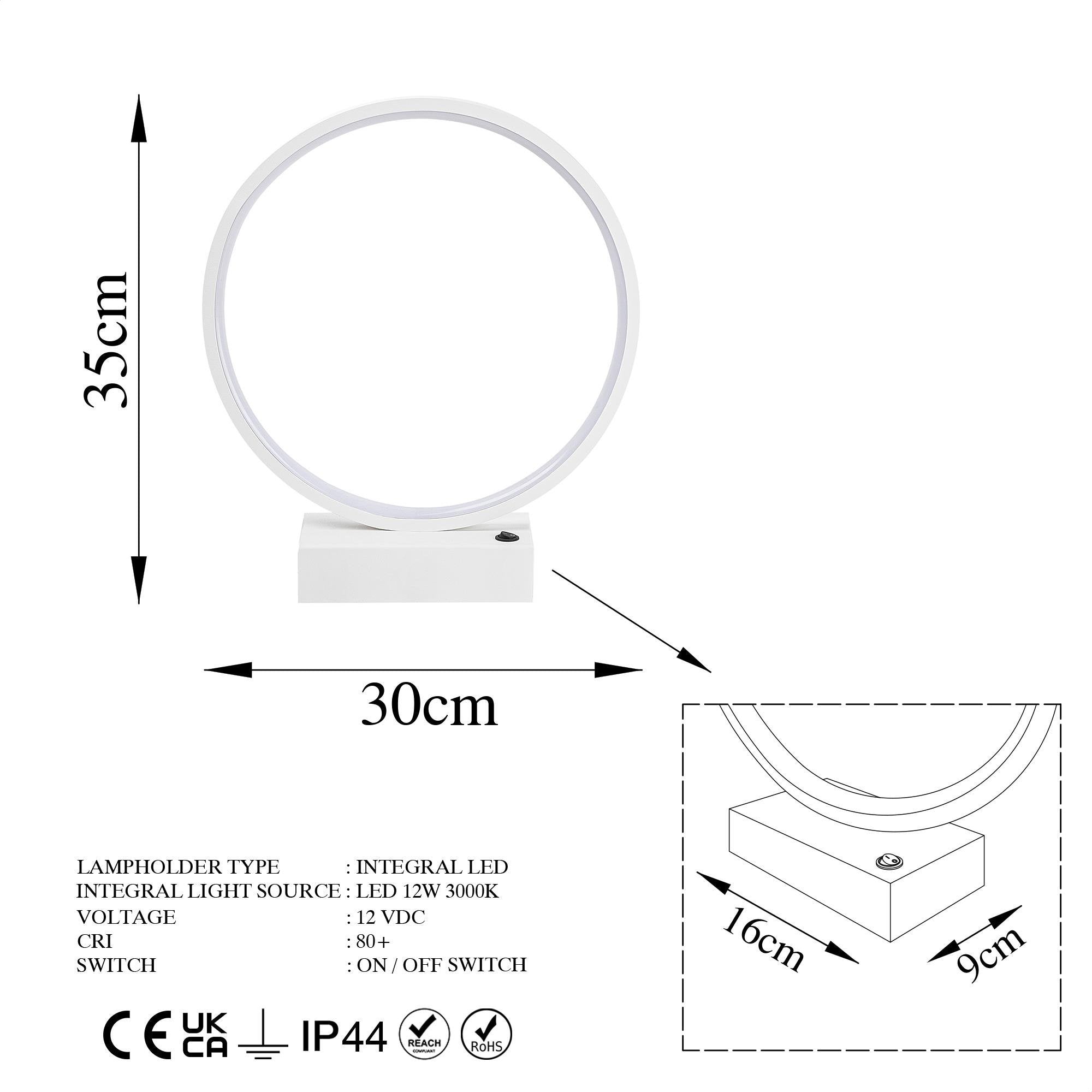 Halka 13308 Led Masa Lambası Aydınlatma | ByLamp